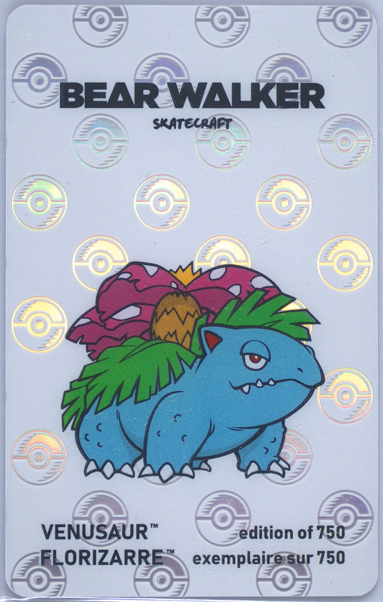 Venusaur 2022 Pokemon Center X Bear Walker Collection Cards