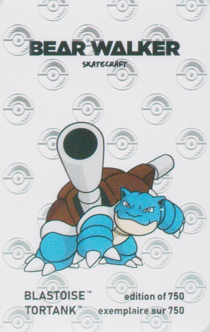Blastoise 2022 Pokemon Center X Bear Walker Collection Cards