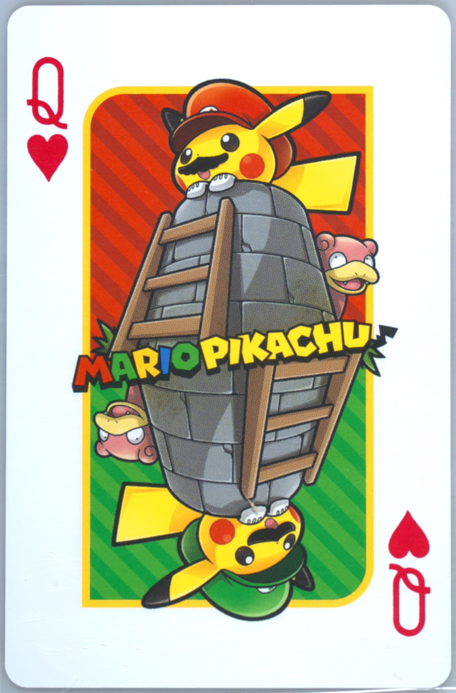 Queen of Hearts 2016 Pokemon Playing Cards Mario Pikachu
