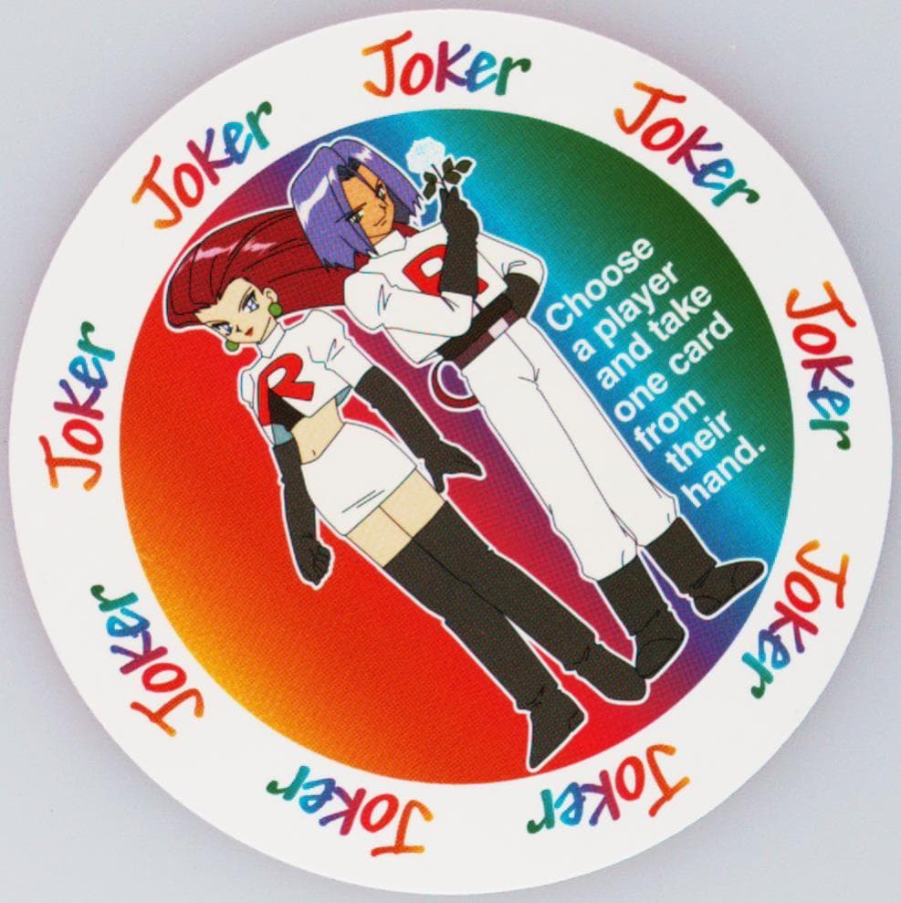 Jessie and James Joker 1999 Pokemon Rummy