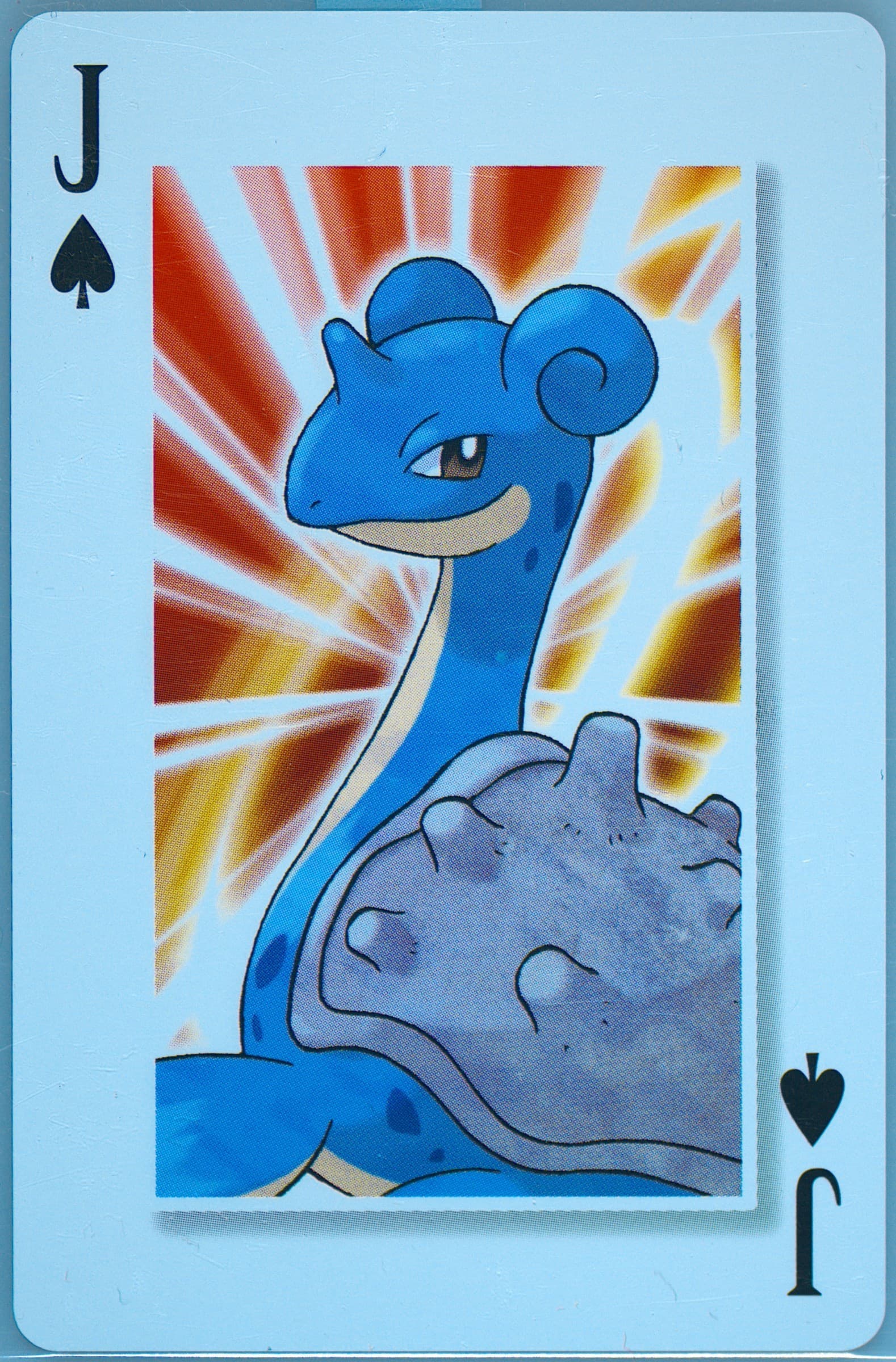 Lapras Jack of Spades 2006 Pokemon Center 10th Anniversary Playing Cards Red Deck