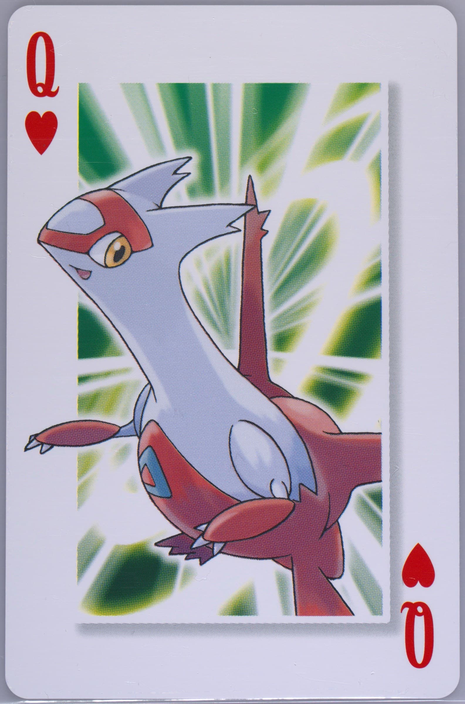Latias Queen of Hearts 2006 Pokemon Center 10th Anniversary Playing Cards Yellow Deck