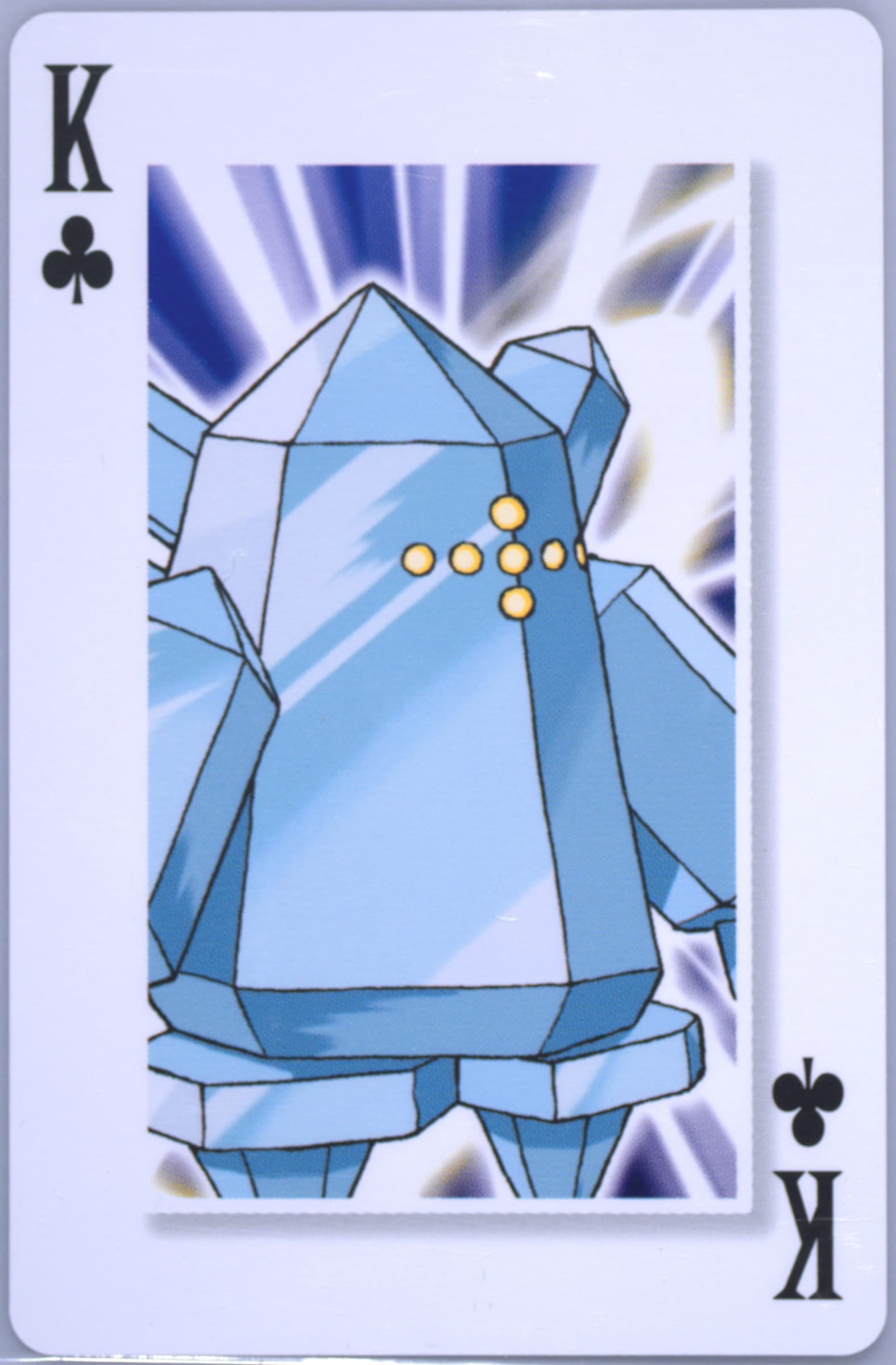 Regice King of Clubs 2006 Pokemon Center 10th Anniversary Playing Cards Red Deck