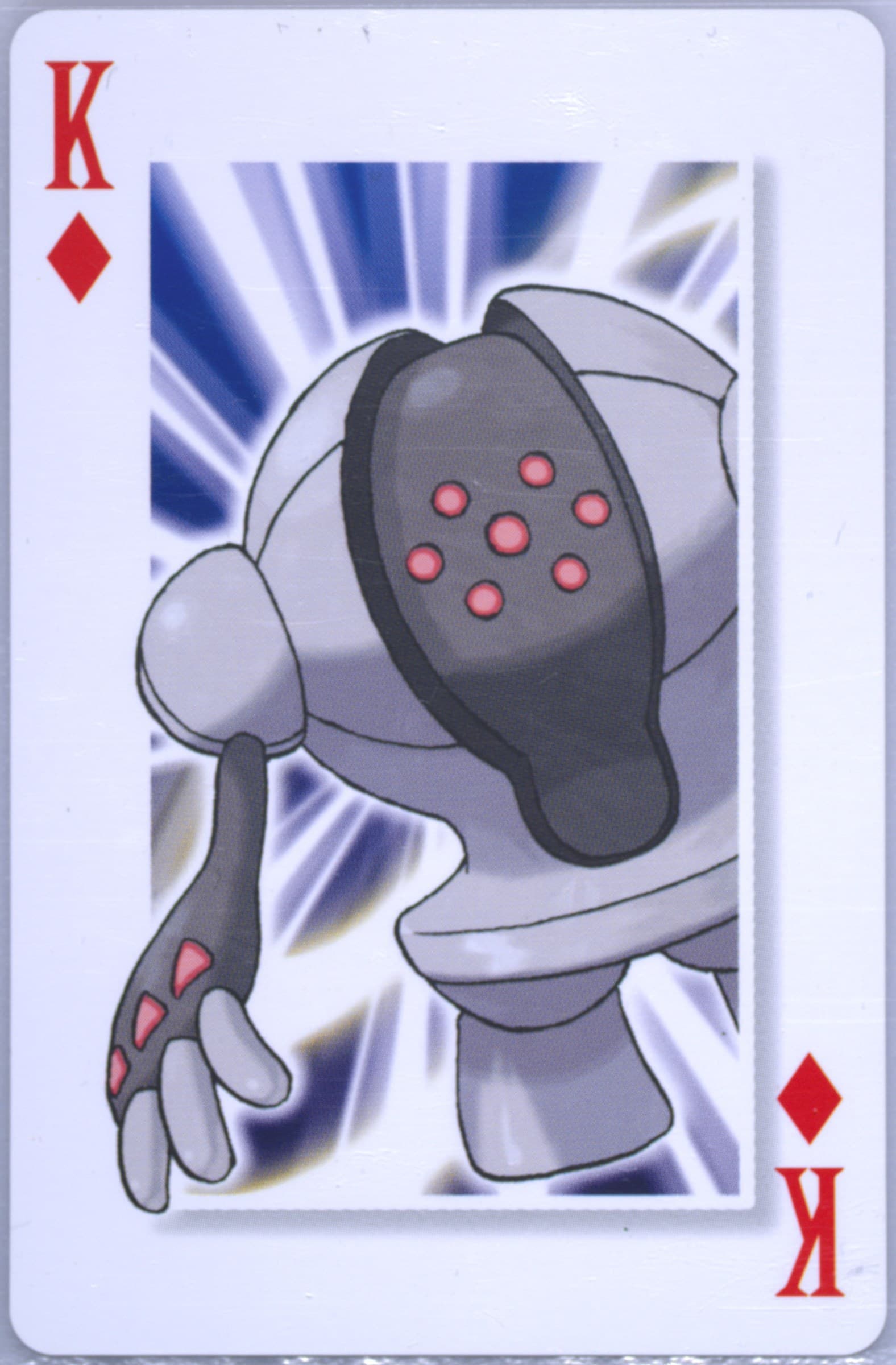 Registeel King of Diamonds 2006 Pokemon Center 10th Anniversary Playing Cards Red Deck