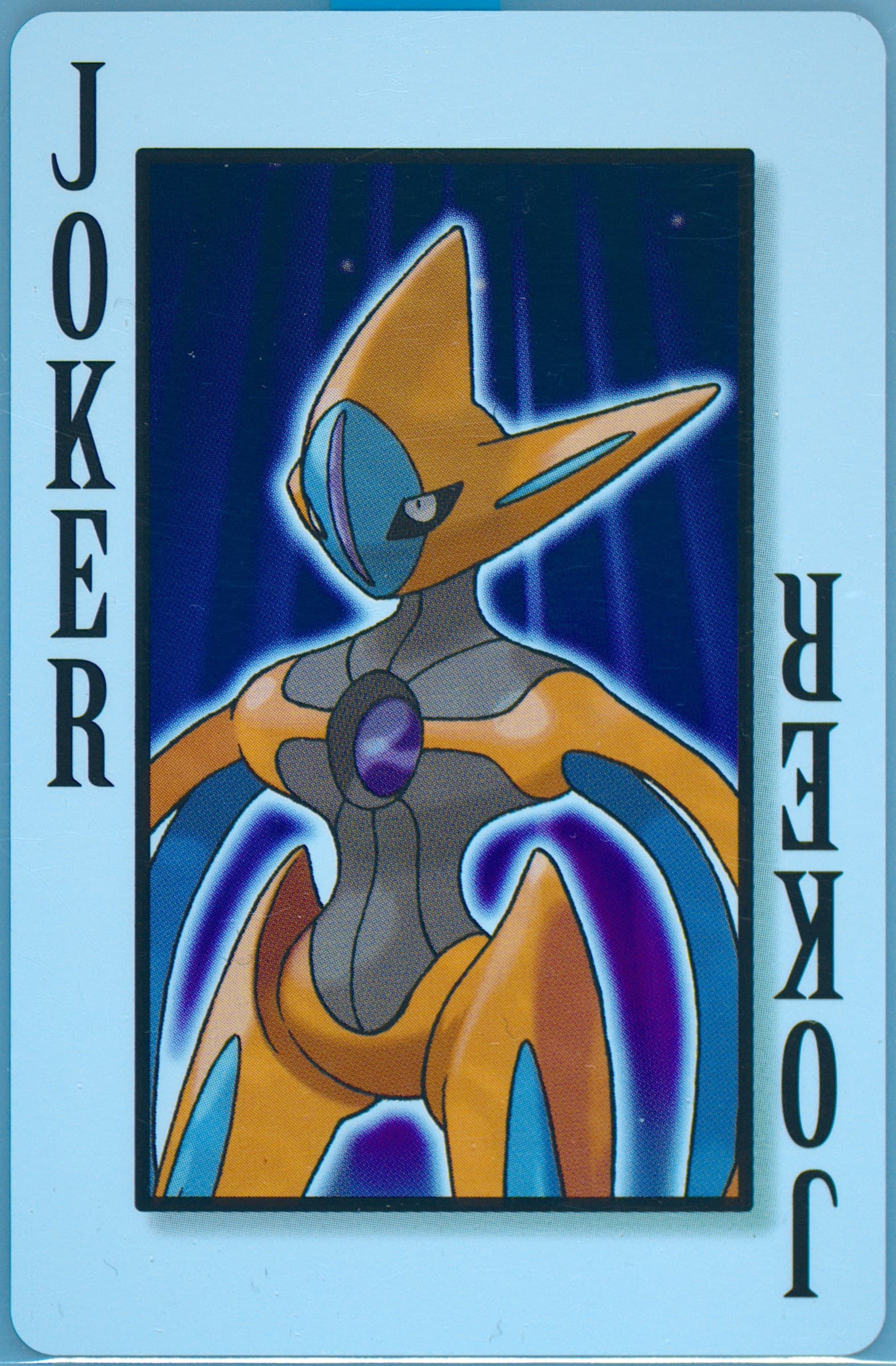 Attack Forme Deoxys Joker 2006 Pokemon Center 10th Anniversary Playing Cards Green Deck