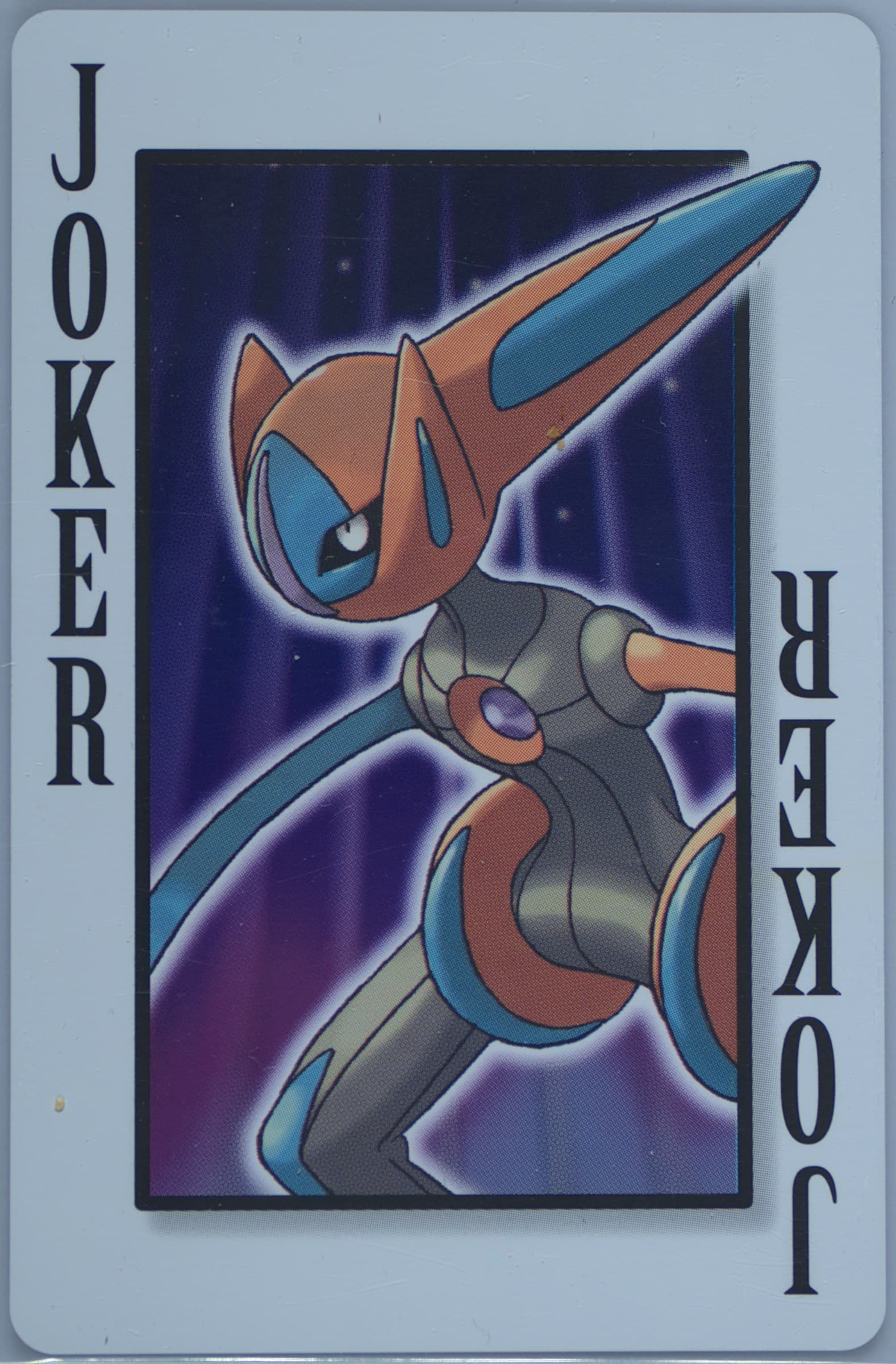Speed Forme Deoxys Joker 2006 Pokemon Center 10th Anniversary Playing Cards Yellow Deck