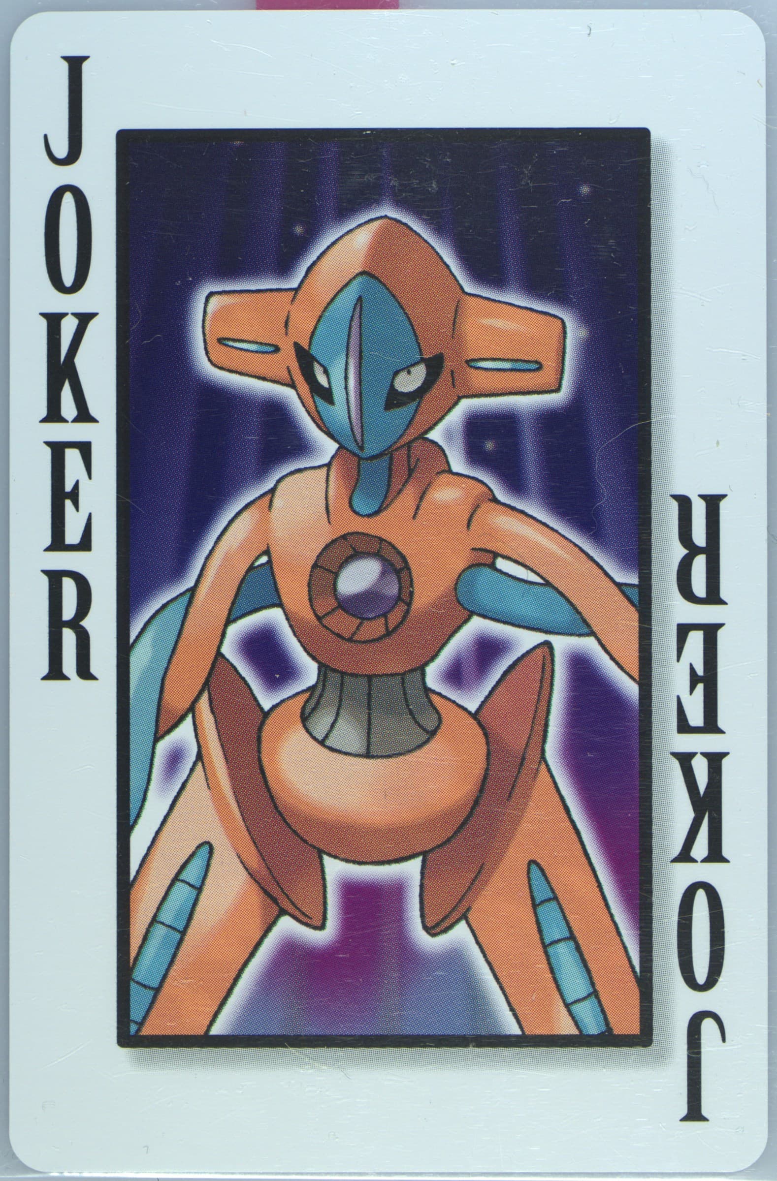 Normal Forme Deoxys Joker 2006 Pokemon Center 10th Anniversary Playing Cards Red Deck