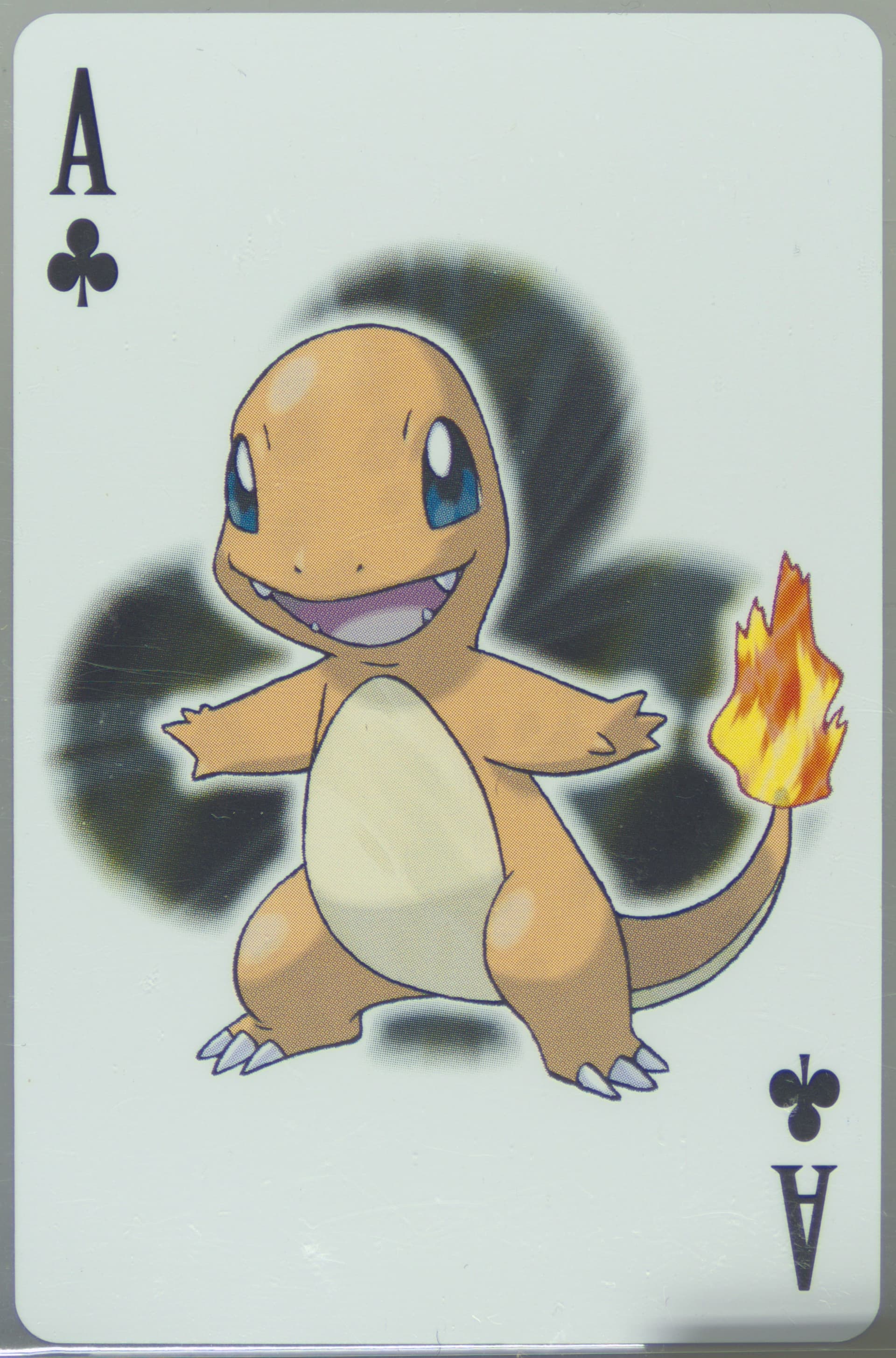 Charmander Ace of Clubs 2006 Pokemon Center 10th Anniversary Playing Cards Red Deck