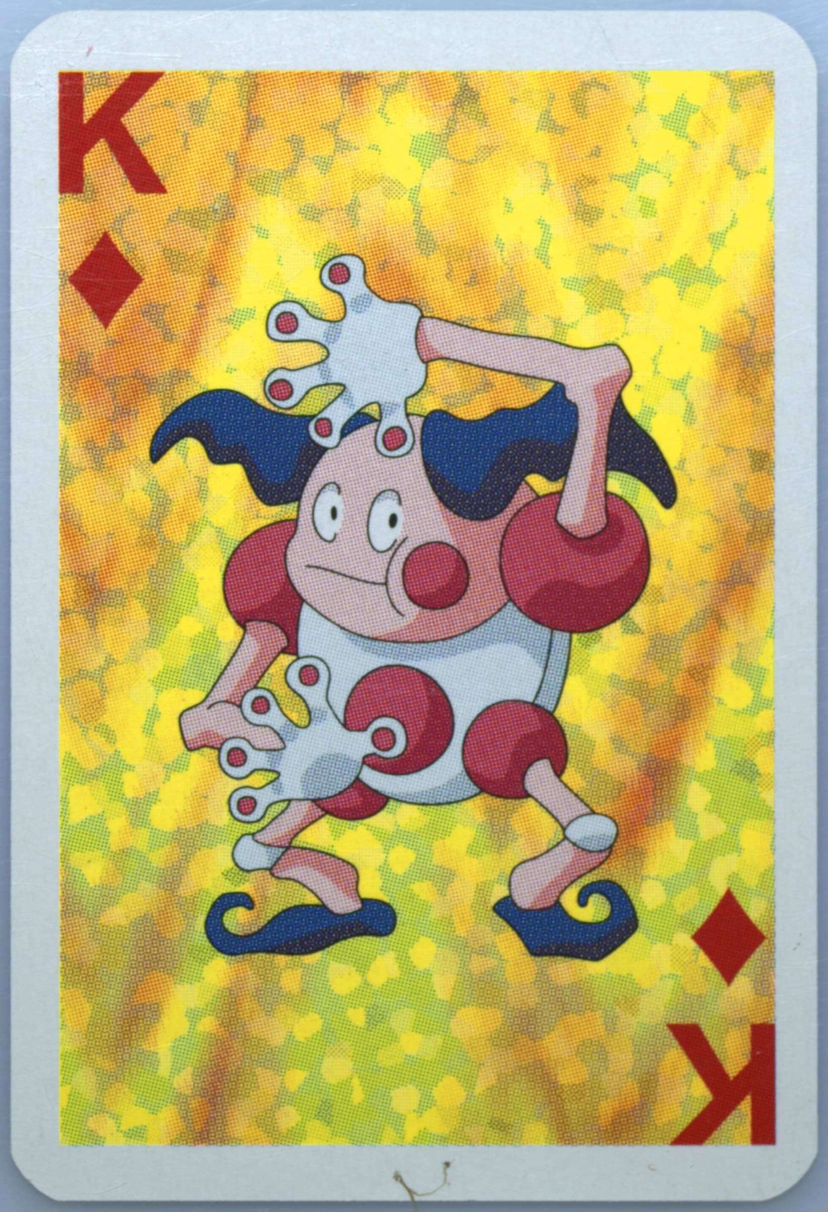 Mr. Mime King of Diamonds 1999 Bicycle Pokemon Mini Playing Cards Green Deck