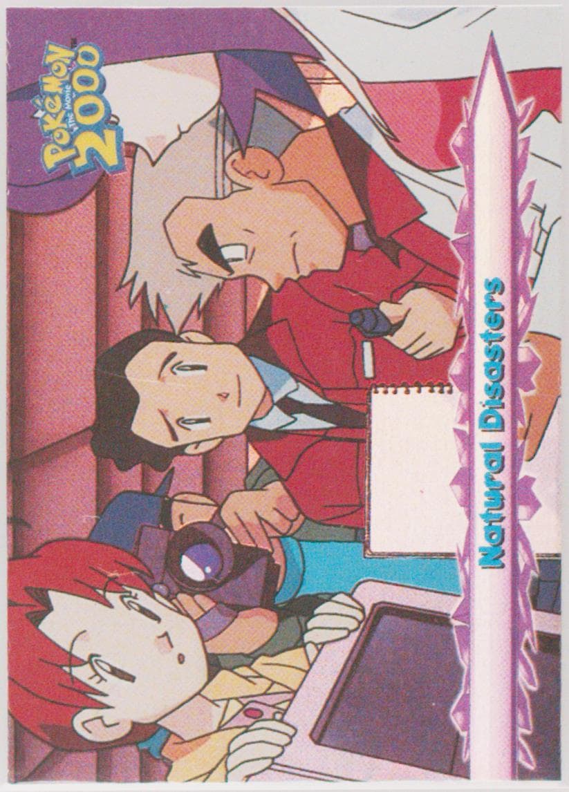 Natural Disasters Foil (37) 2000 Topps Pokemon the Movie 2000