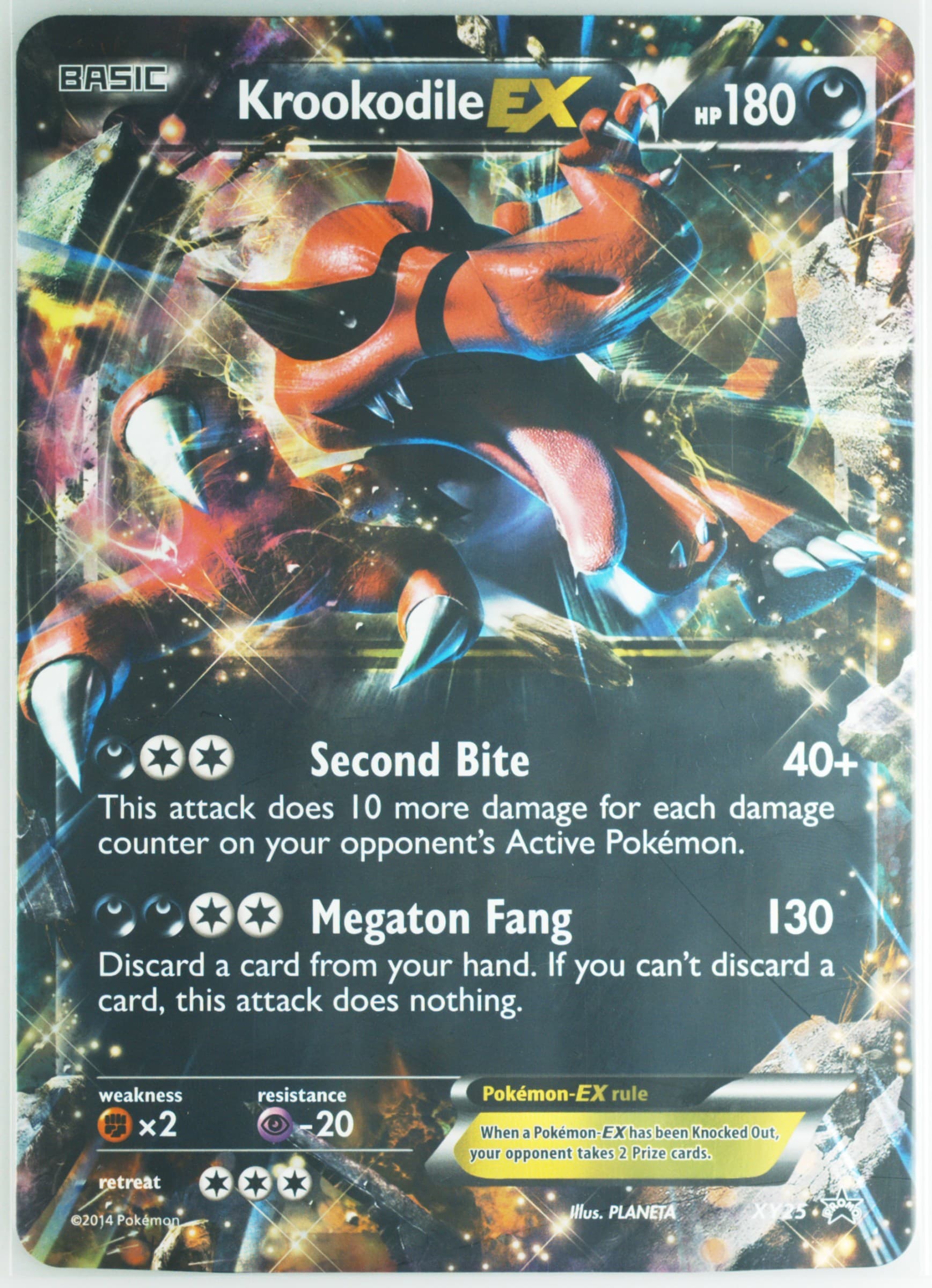 Krookodile EX Krookodile-EX Box-Jumbo (XY25) 2014 Pokemon XY Black Star Promo
