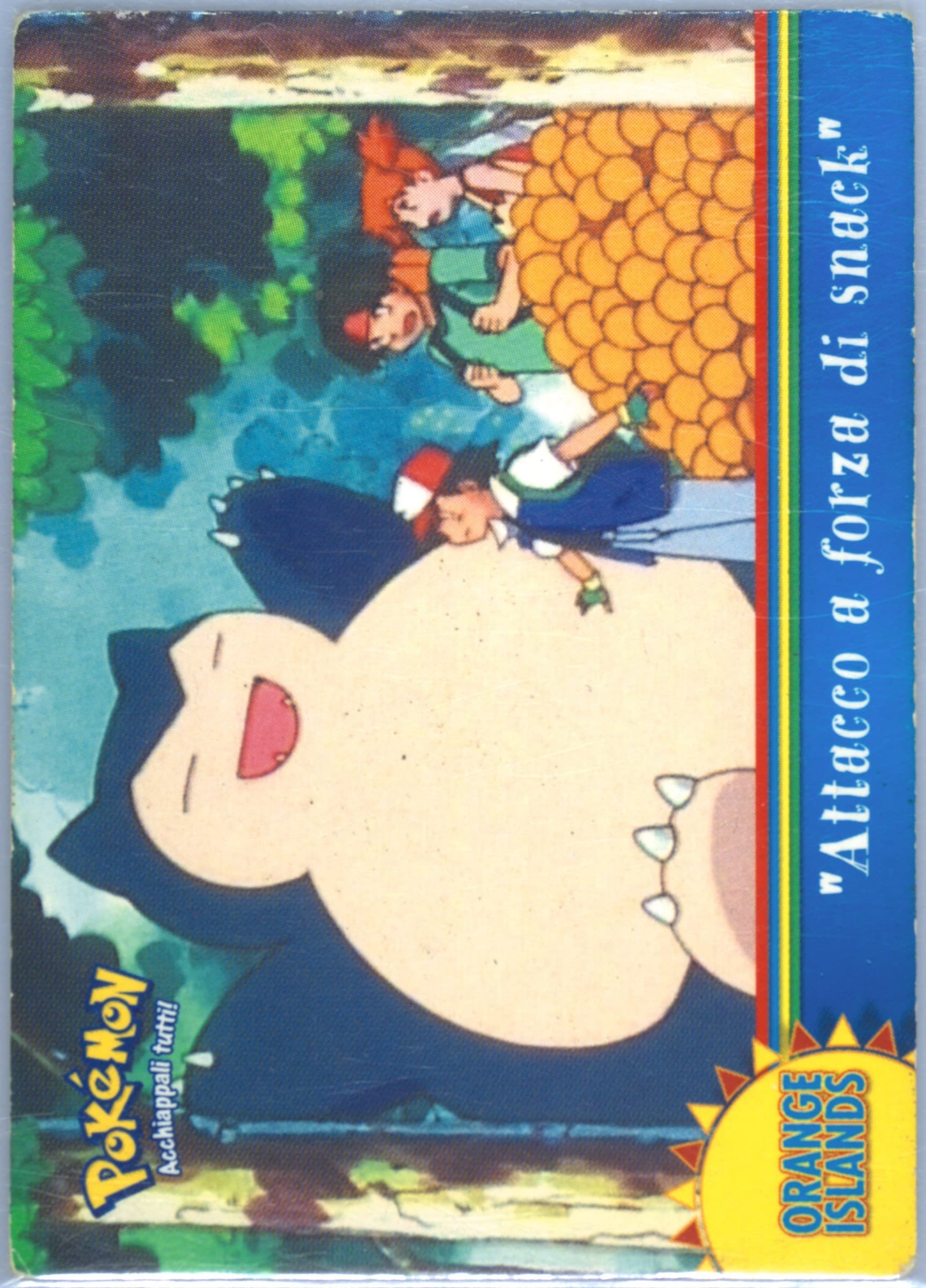 Snack Attack Foil-Italian (OR11) 2000 Topps Pokemon TV Animation Series 3 Orange Islands