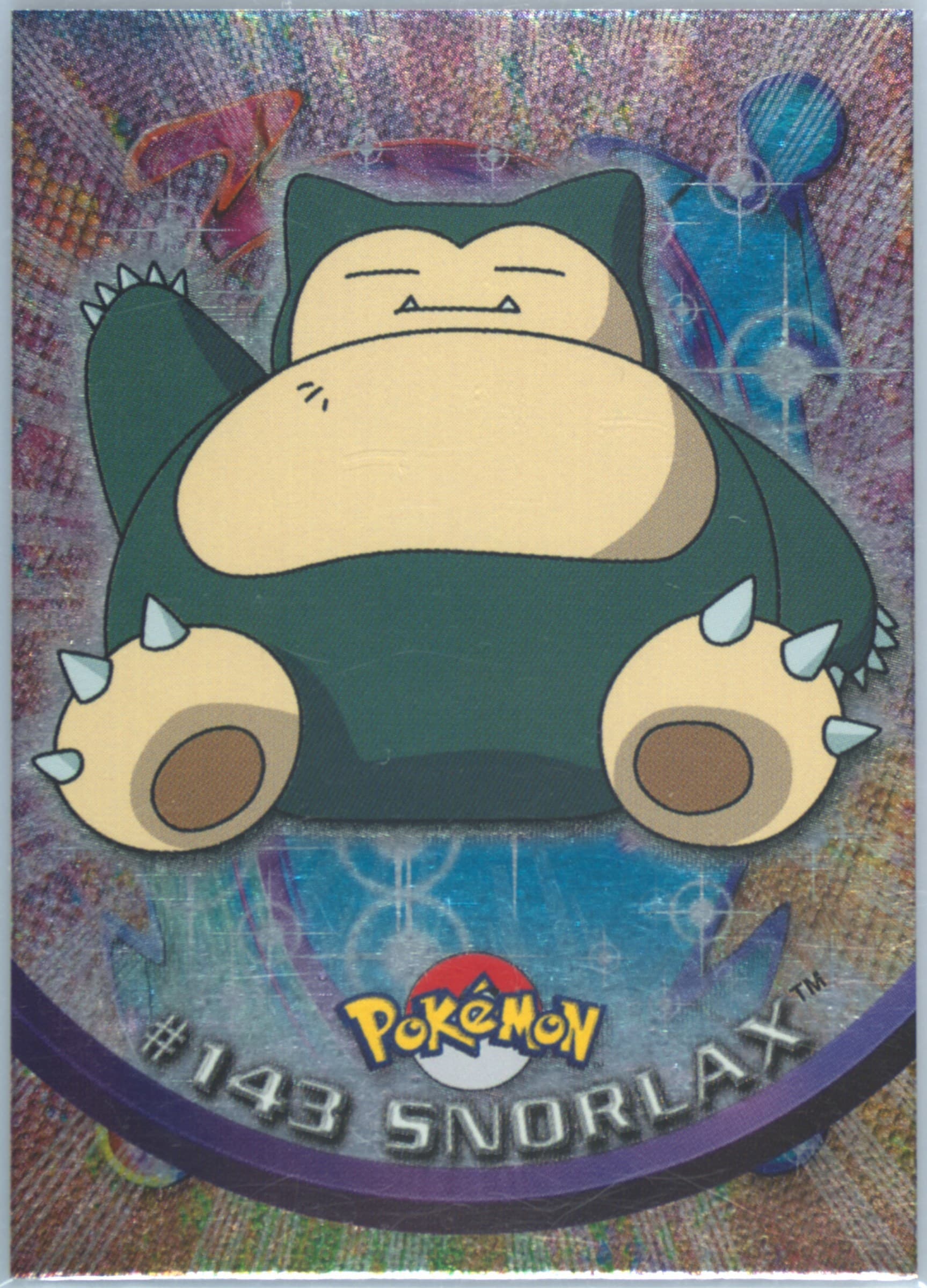 Snorlax Foil-Italian (143) 2000 Topps Pokemon TV Animation Series 3