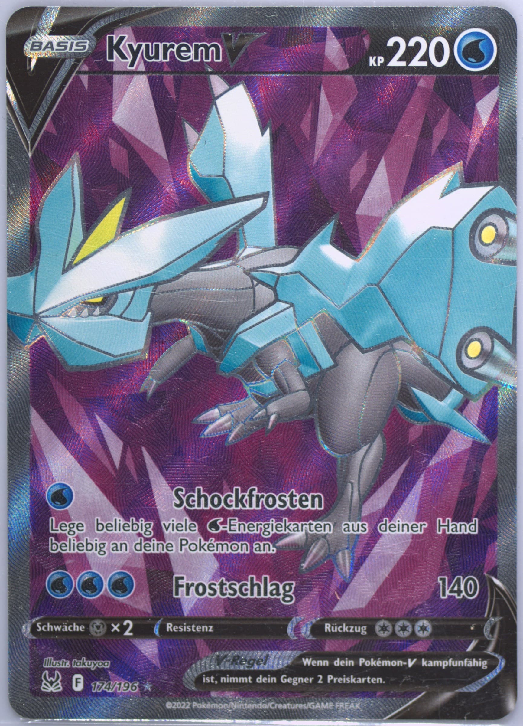 Full Art/Kyurem V German (174) 2022 Pokemon Sword & Shield Lost Origin