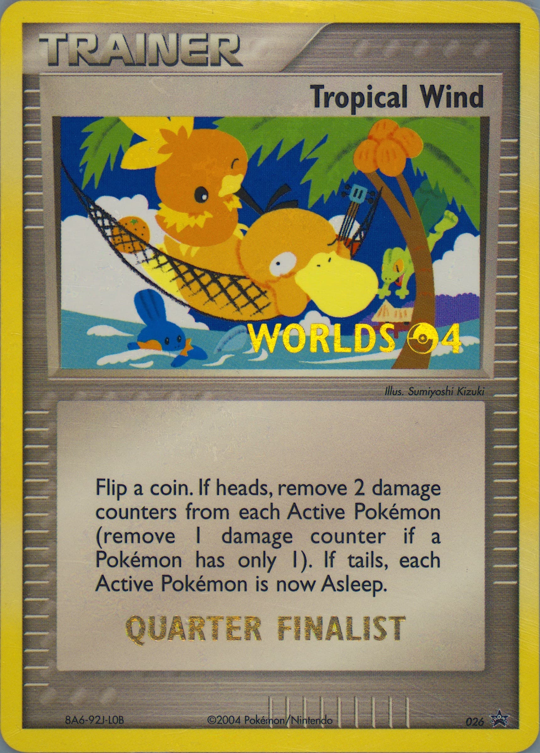 Tropical Wind Quarter Finalist (26) 2004 Pokemon World Championships Promo