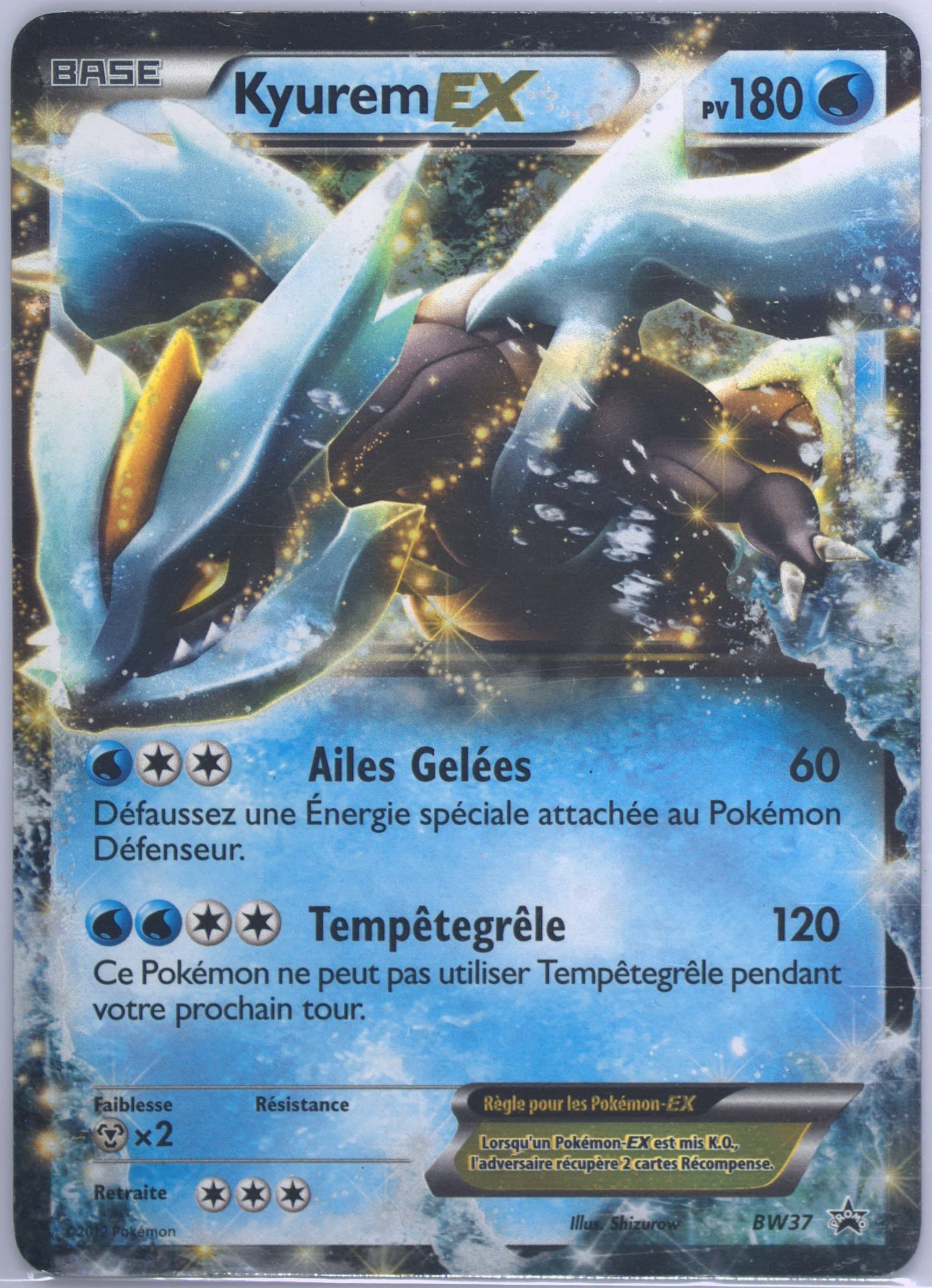 Kyurem EX EX Tin-French (BW37) 2012 Pokemon Black & White Promo