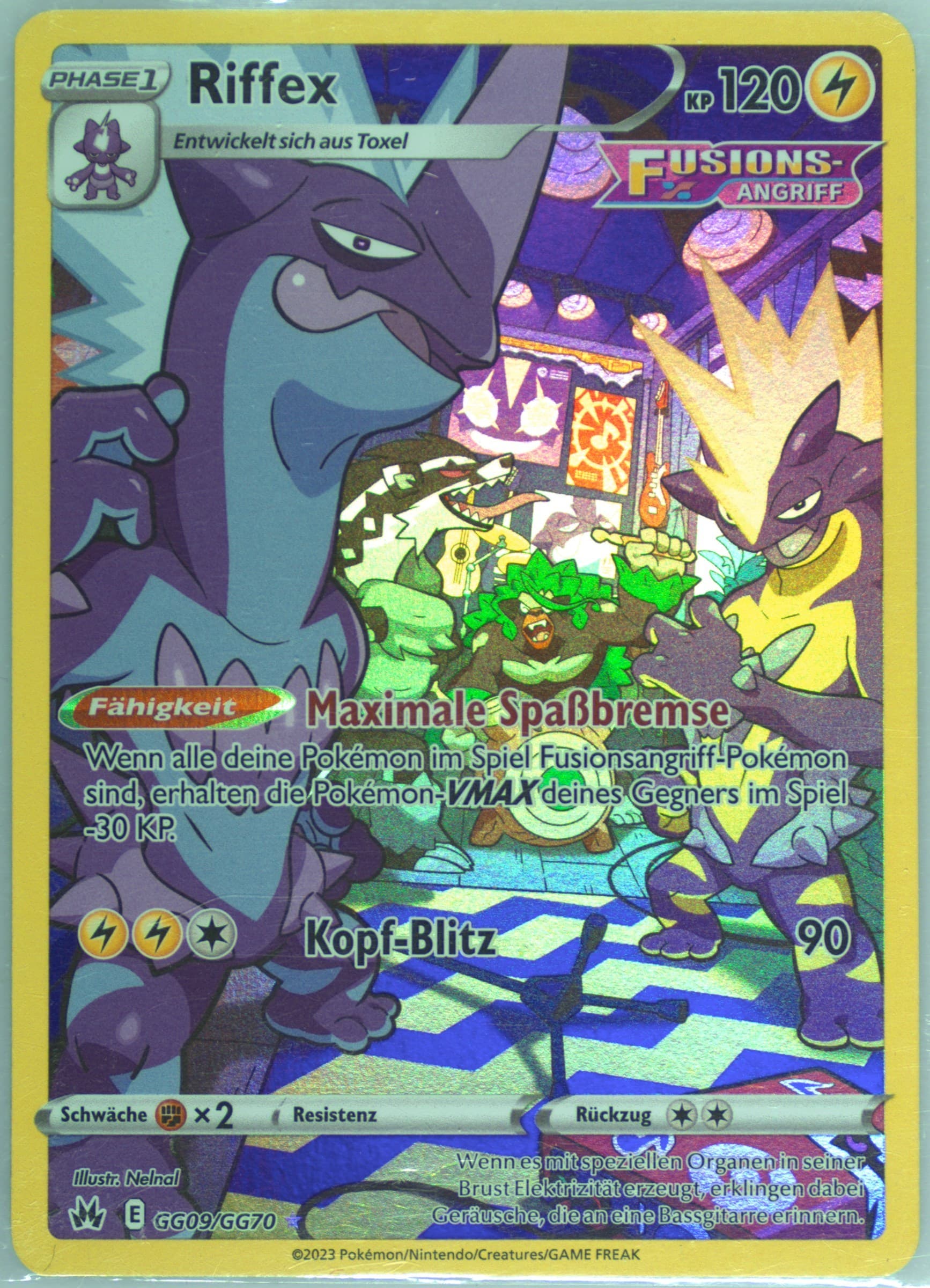 Full Art/Riffex German (GG09) 2023 Pokemon Sword and Shield Crown Zenith