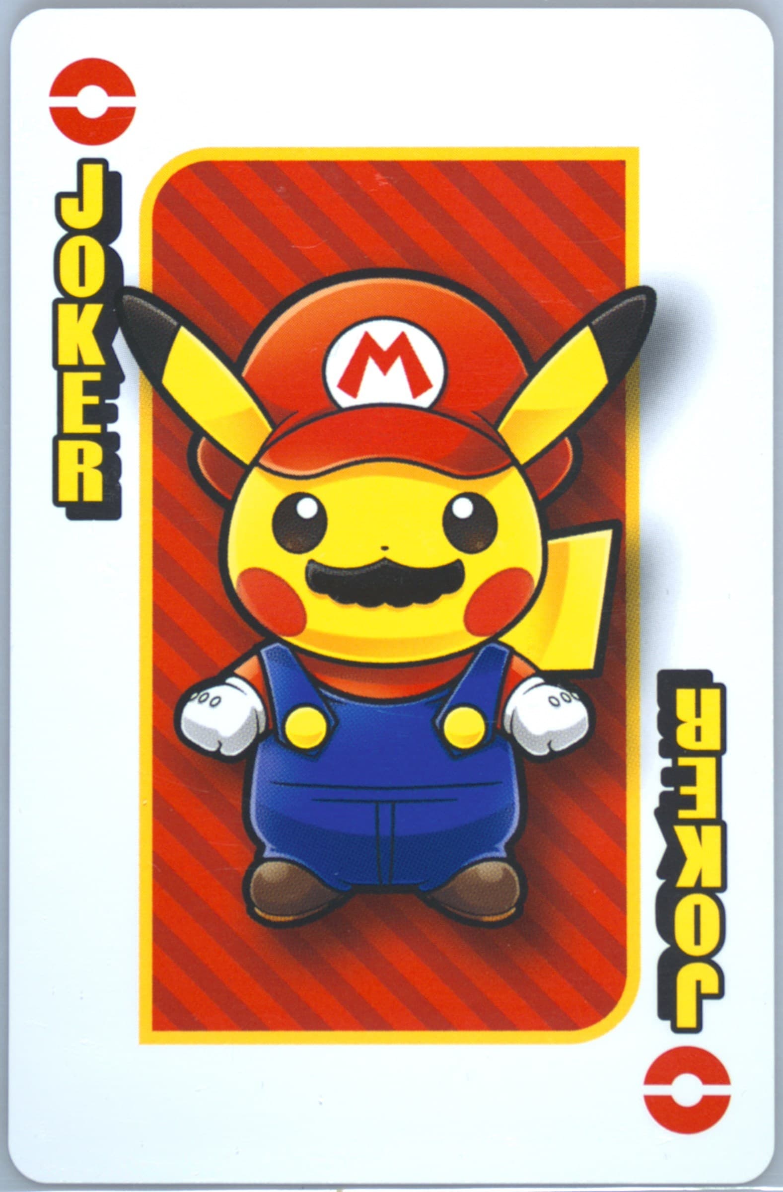 Joker Mario 2016 Pokemon Playing Cards Mario Pikachu