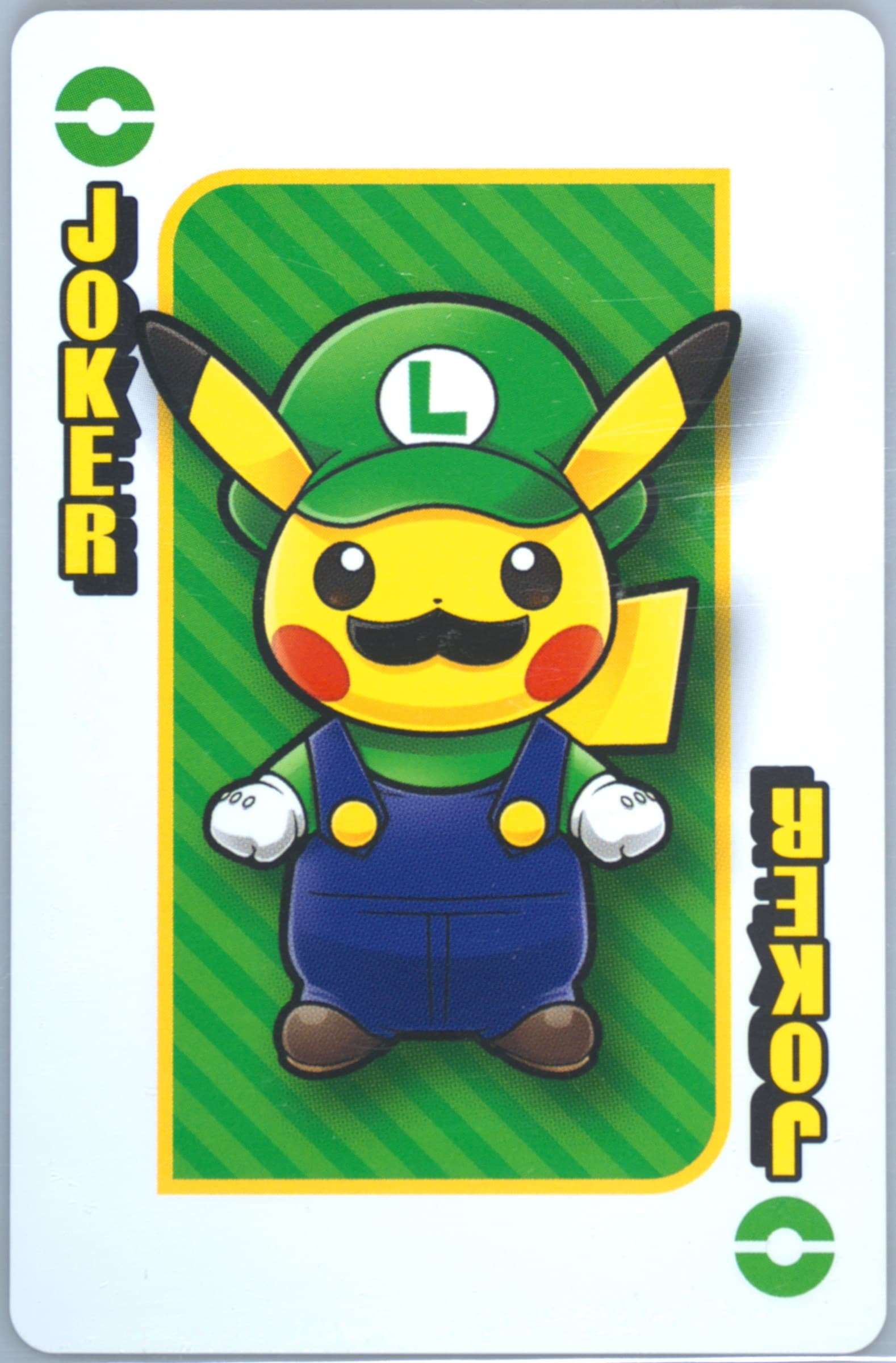 Joker Luigi 2016 Pokemon Playing Cards Mario Pikachu