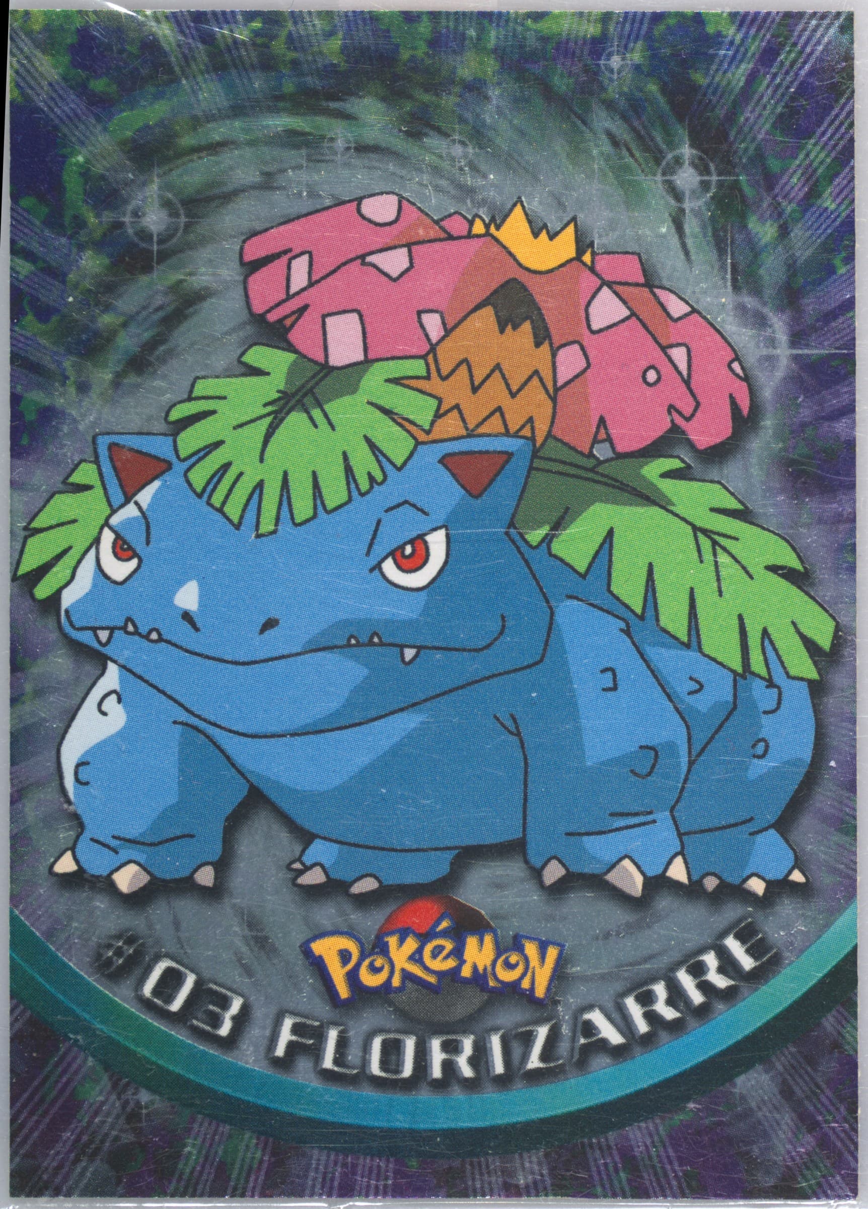 Florizarre Foil-French (3) 1999 Topps Pokemon TV
