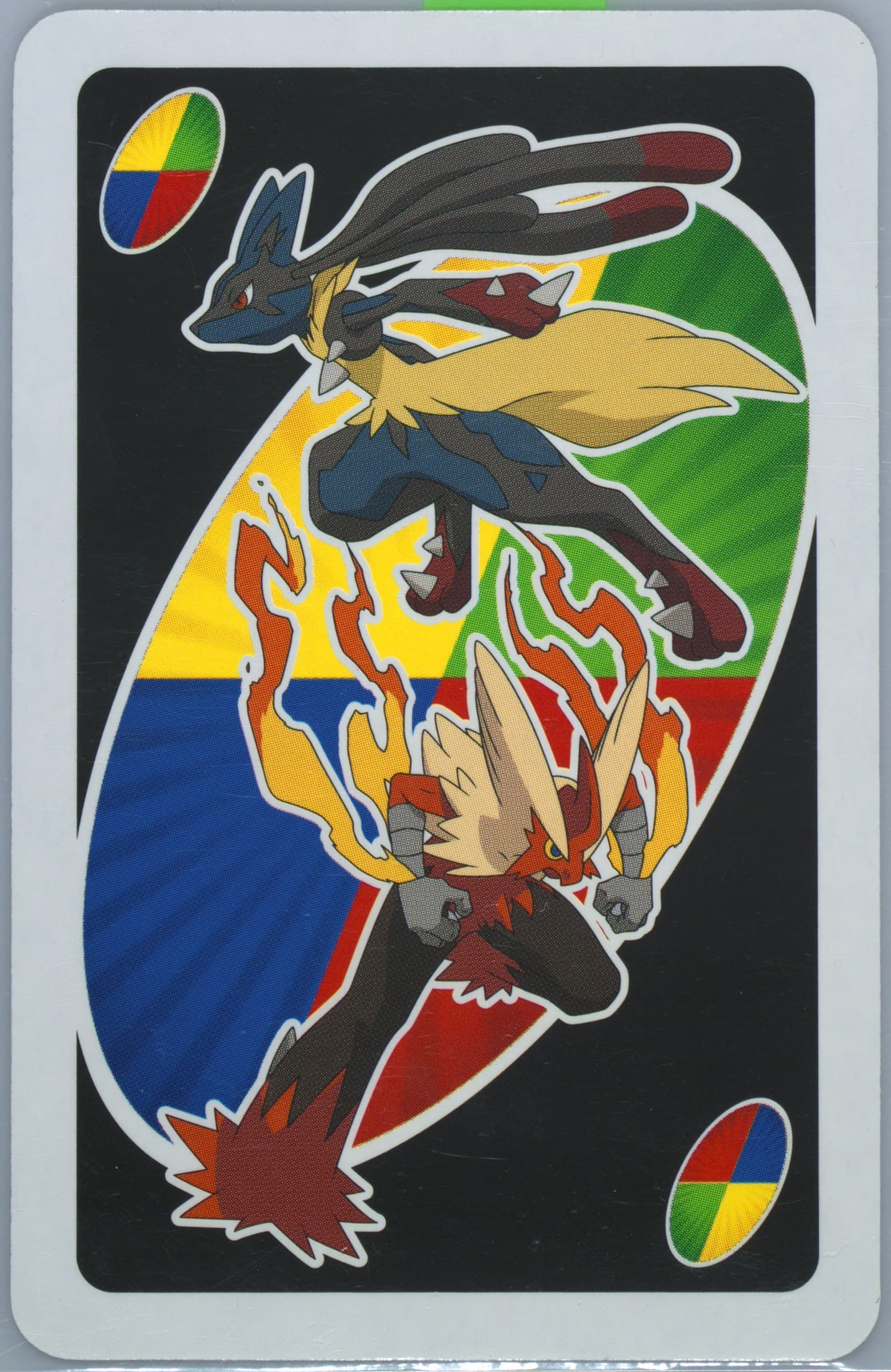 Mega Blaziken/Mega Lucario Wild 2014 Uno Pokemon XY