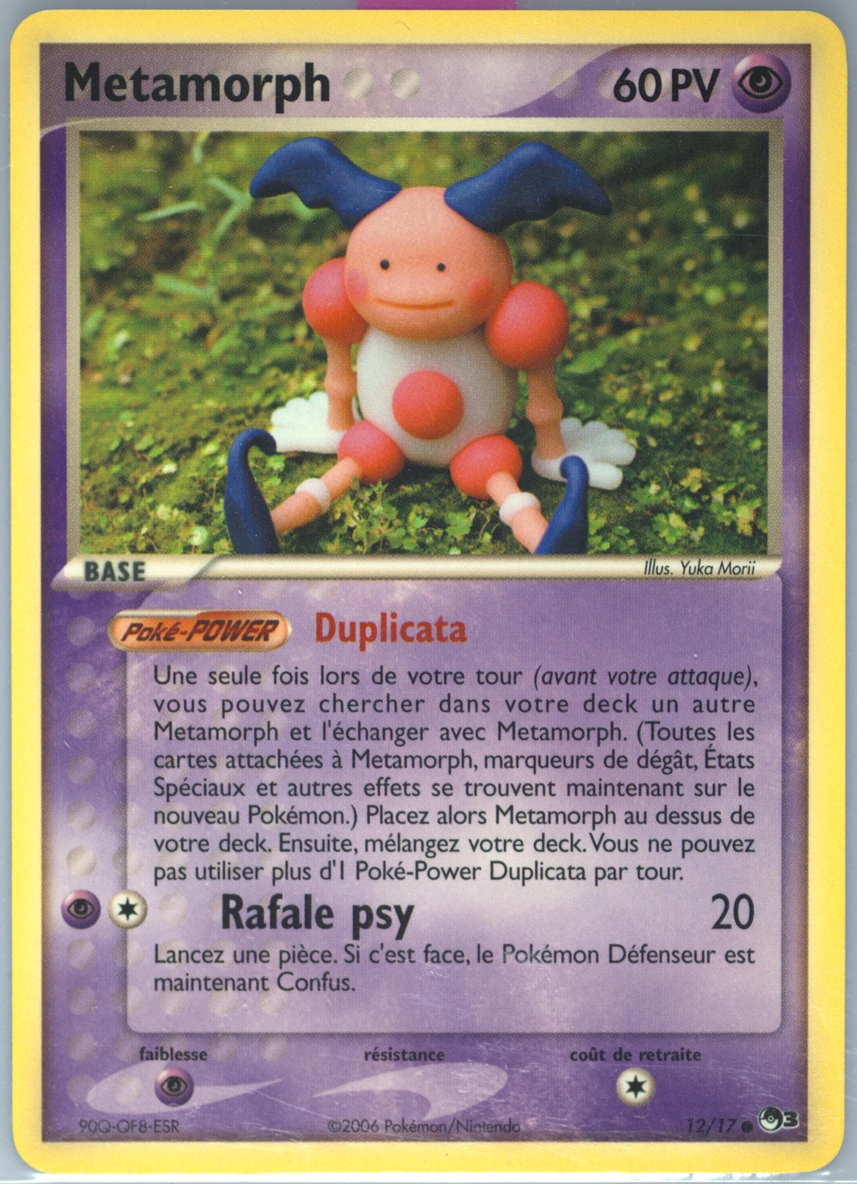 Metamorph (Mr. Mime)-French (12) 2006 Pokemon Pop Series 3