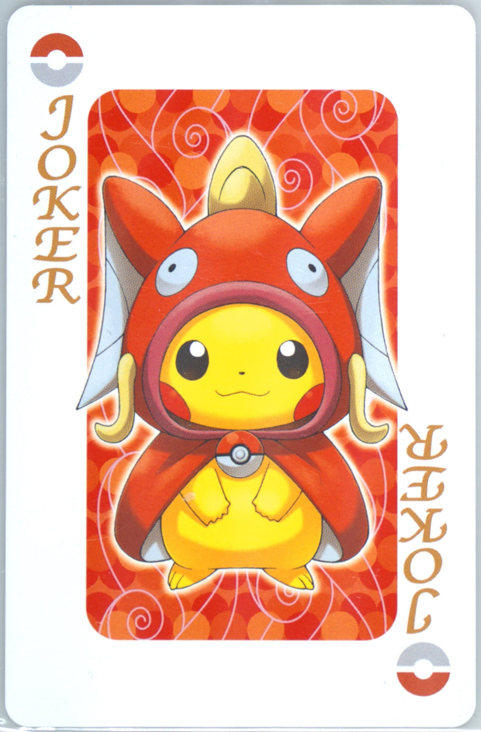 Joker Magikarp 2015 Pokemon Playing Cards Pretend Magikarp & Gyarados Pikachu