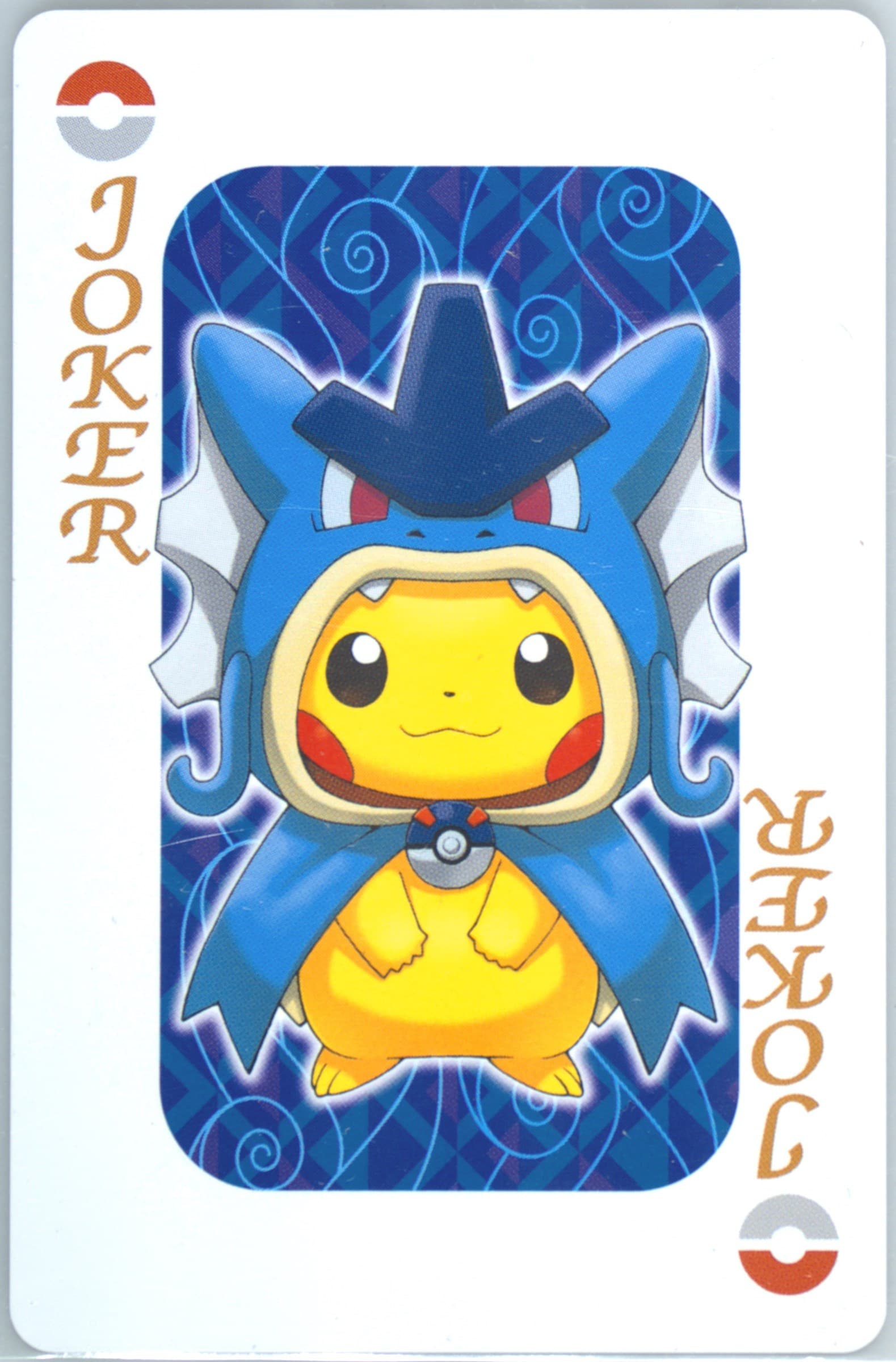 Joker Gyarados 2015 Pokemon Playing Cards Pretend Magikarp & Gyarados Pikachu