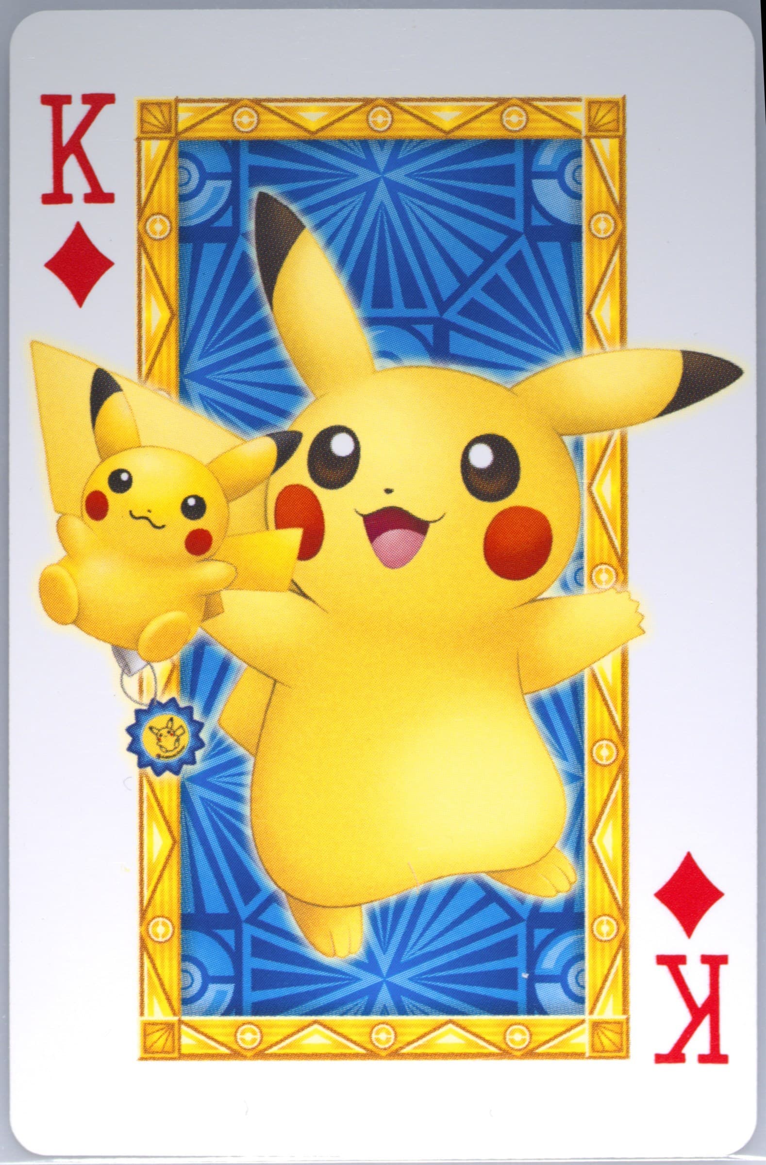 King of Diamonds Pikachu 2013 Pokemon Center Nagoya Playing Cards