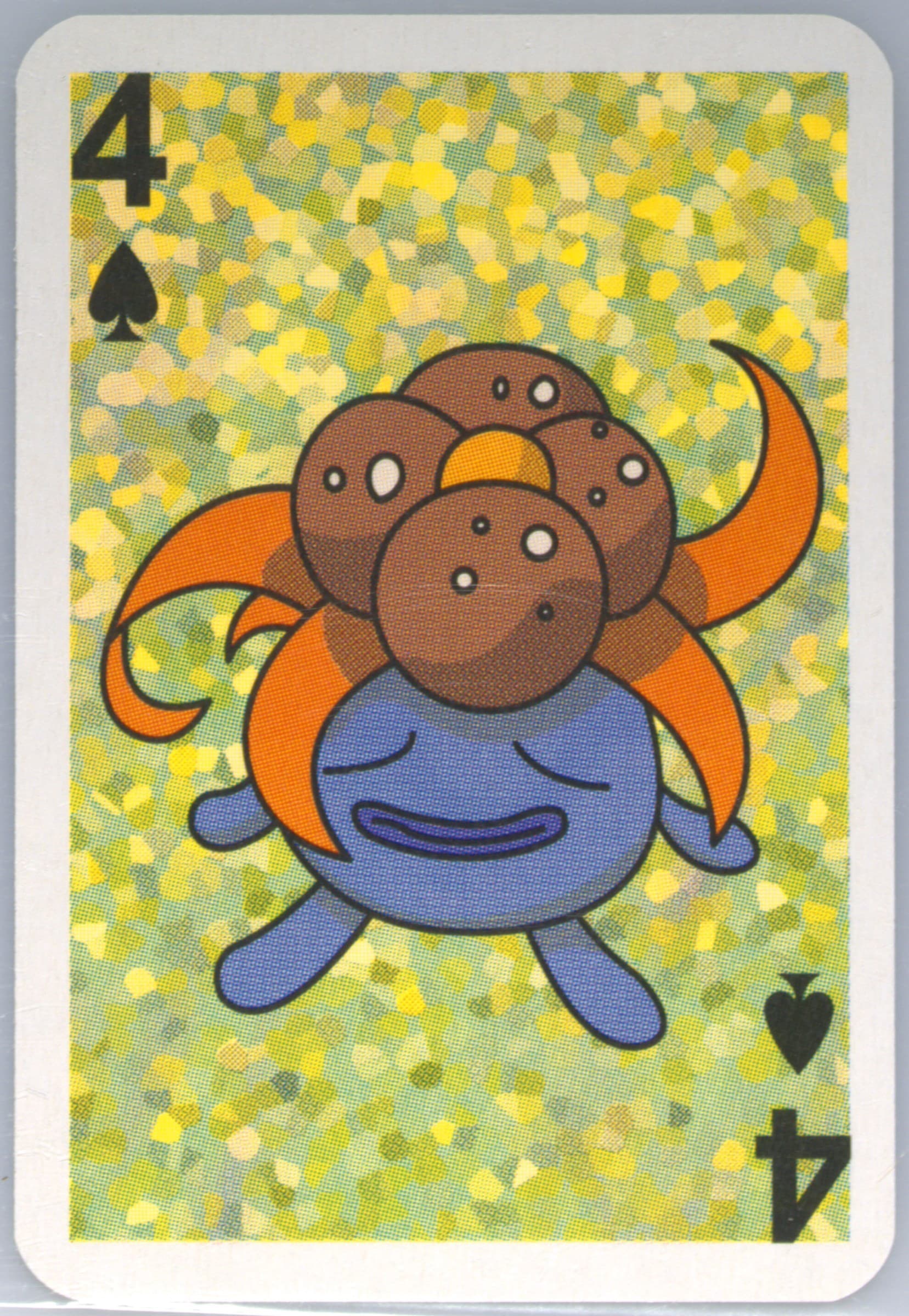 Gloom 4 of Spades 1999 Bicycle Pokemon Mini Playing Cards Green Deck