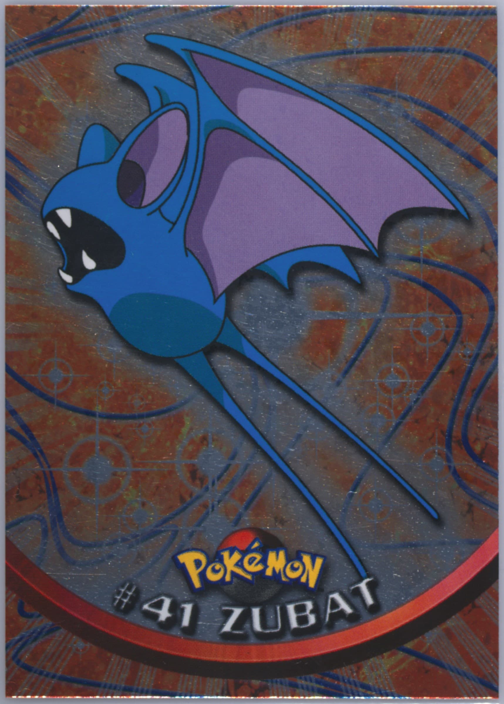 Zubat Foil-Italian (41) 1999 Topps Pokemon TV