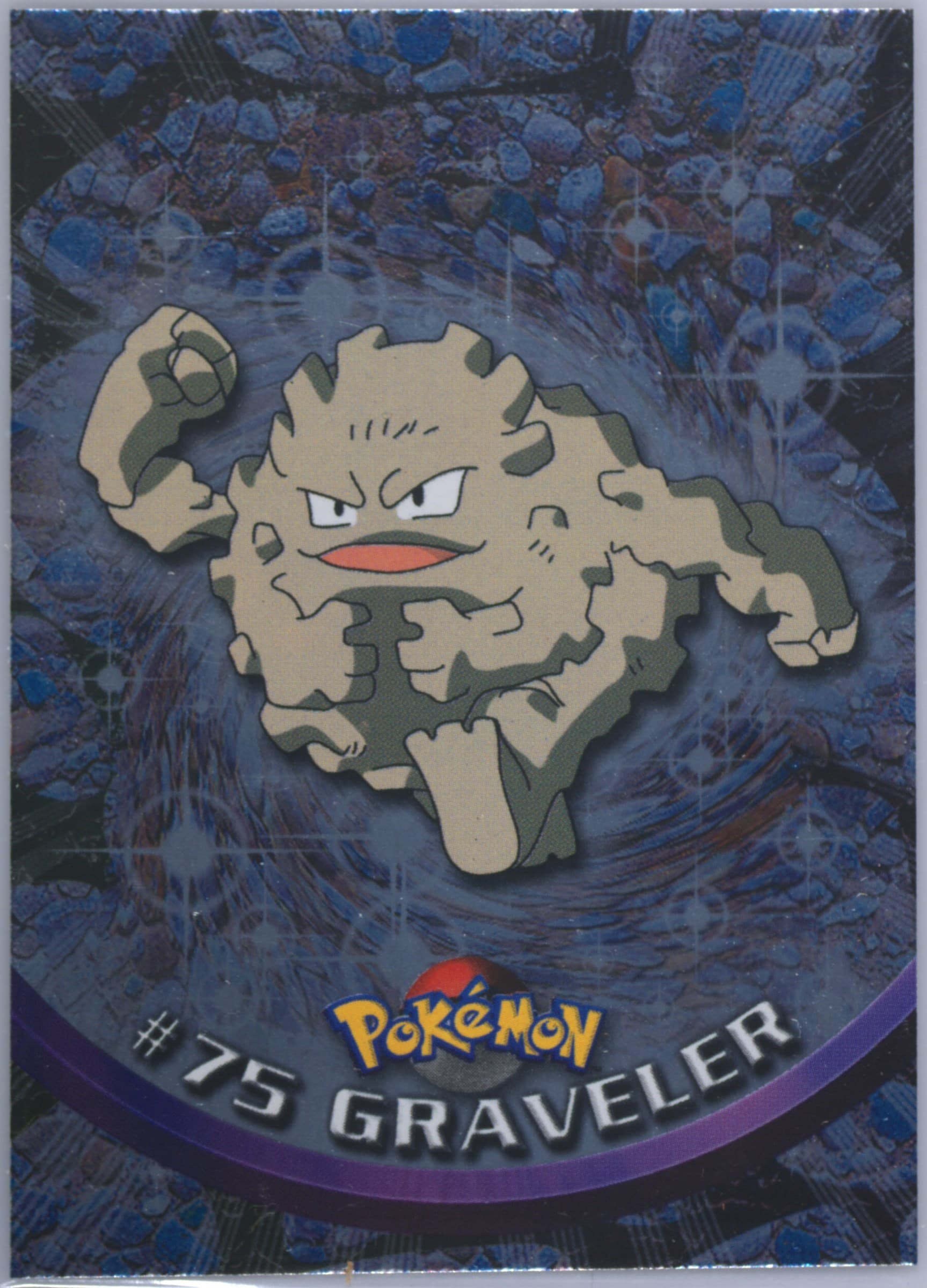 Graveler Foil-Italian (75) 1999 Topps Pokemon TV