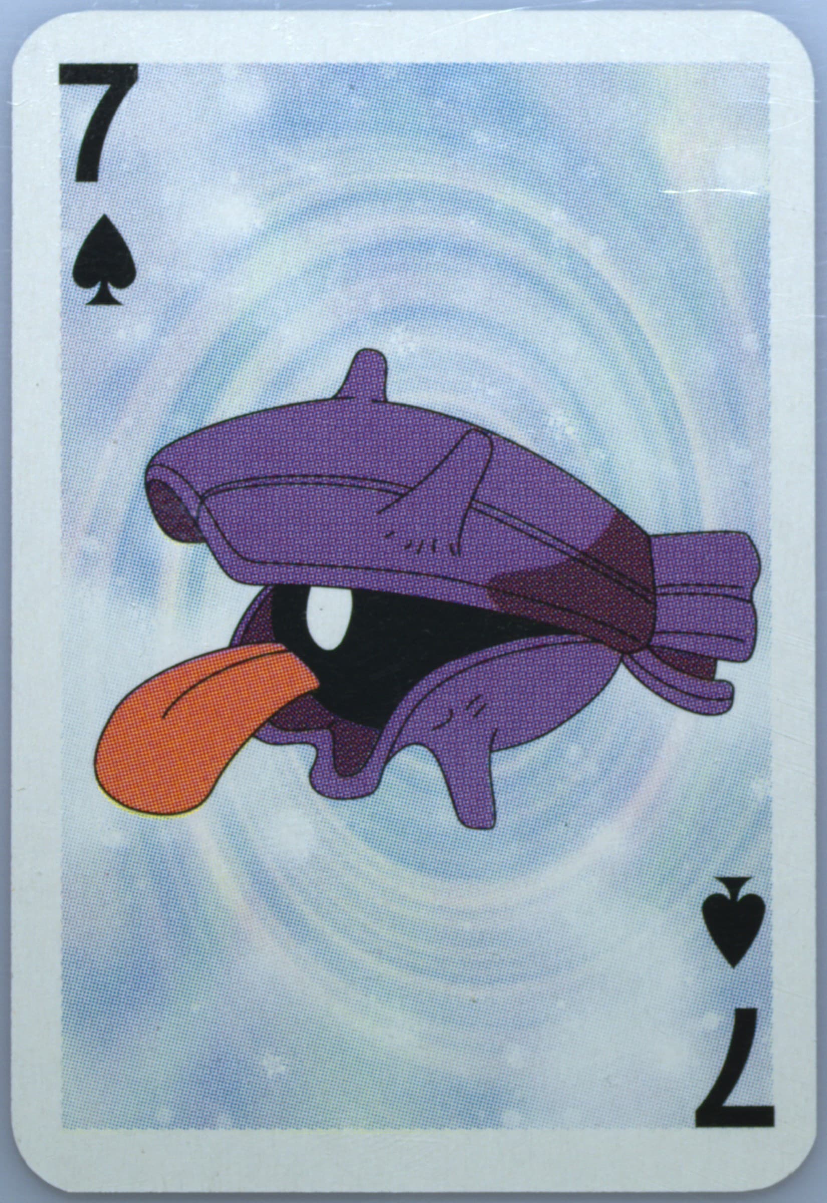Shellder 7 of Spades 1999 Bicycle Pokemon Mini Playing Cards Blue Deck