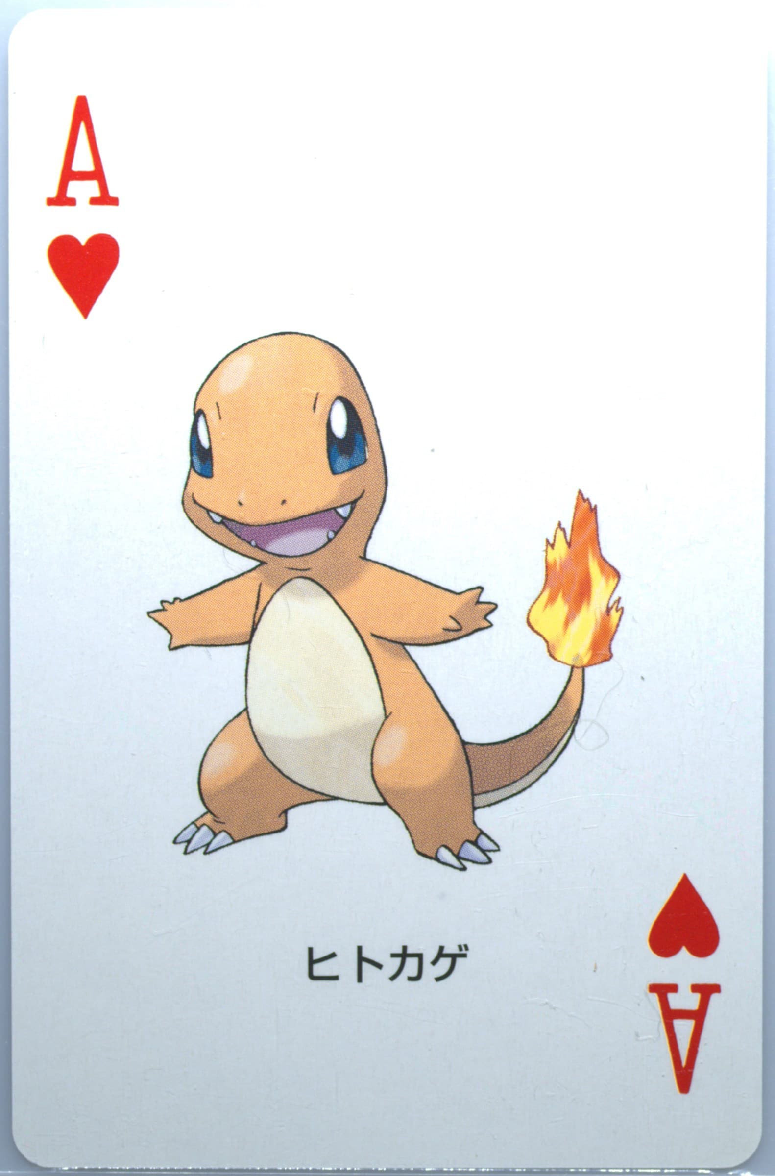 Charmander Ace of Hearts 2004 Pokemon Leafgreen Version Playing Cards