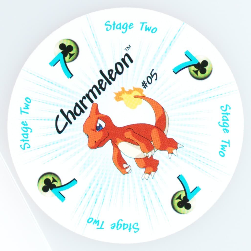 Charmeleon 7 of Clubs (5) 1999 Pokemon Rummy