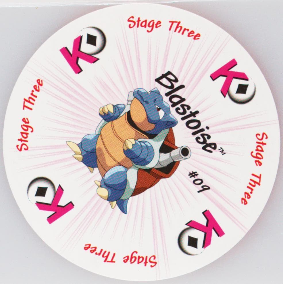 Blastoise King of Diamonds (9) 1999 Pokemon Rummy