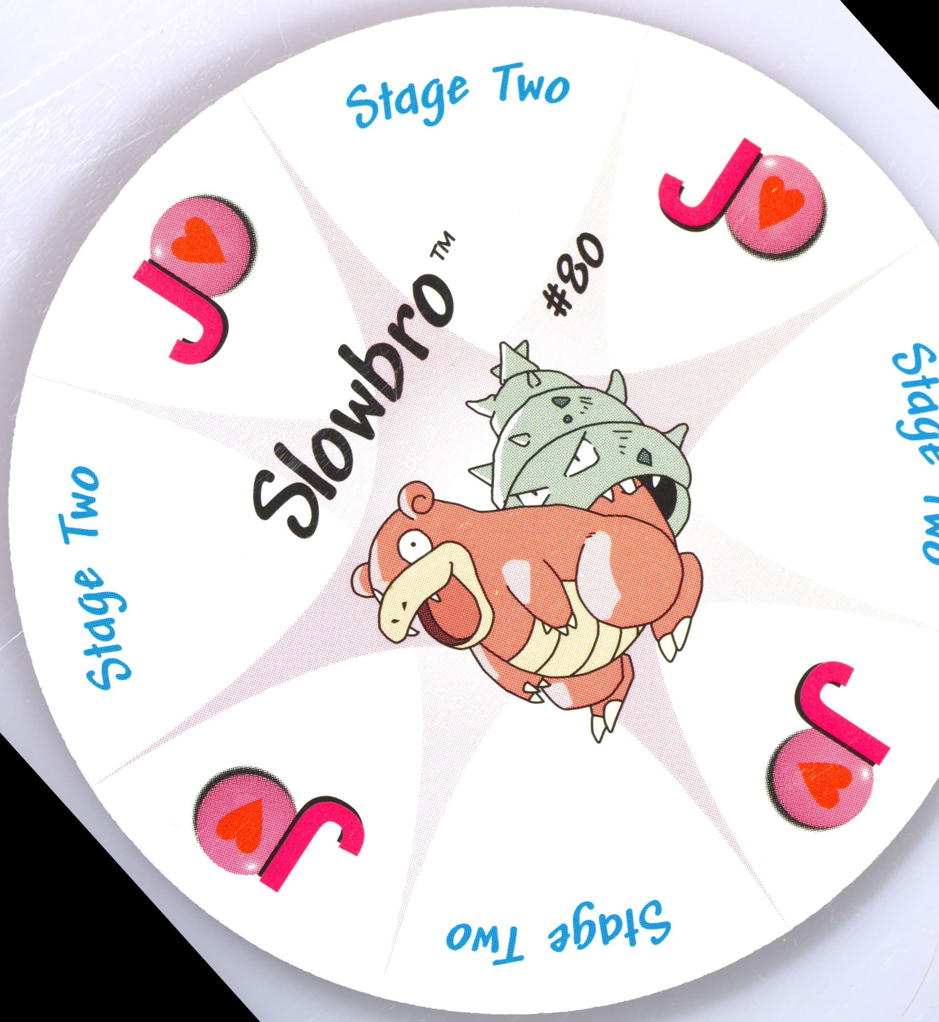 Slowbro Jack of Hearts (80) 1999 Pokemon Rummy