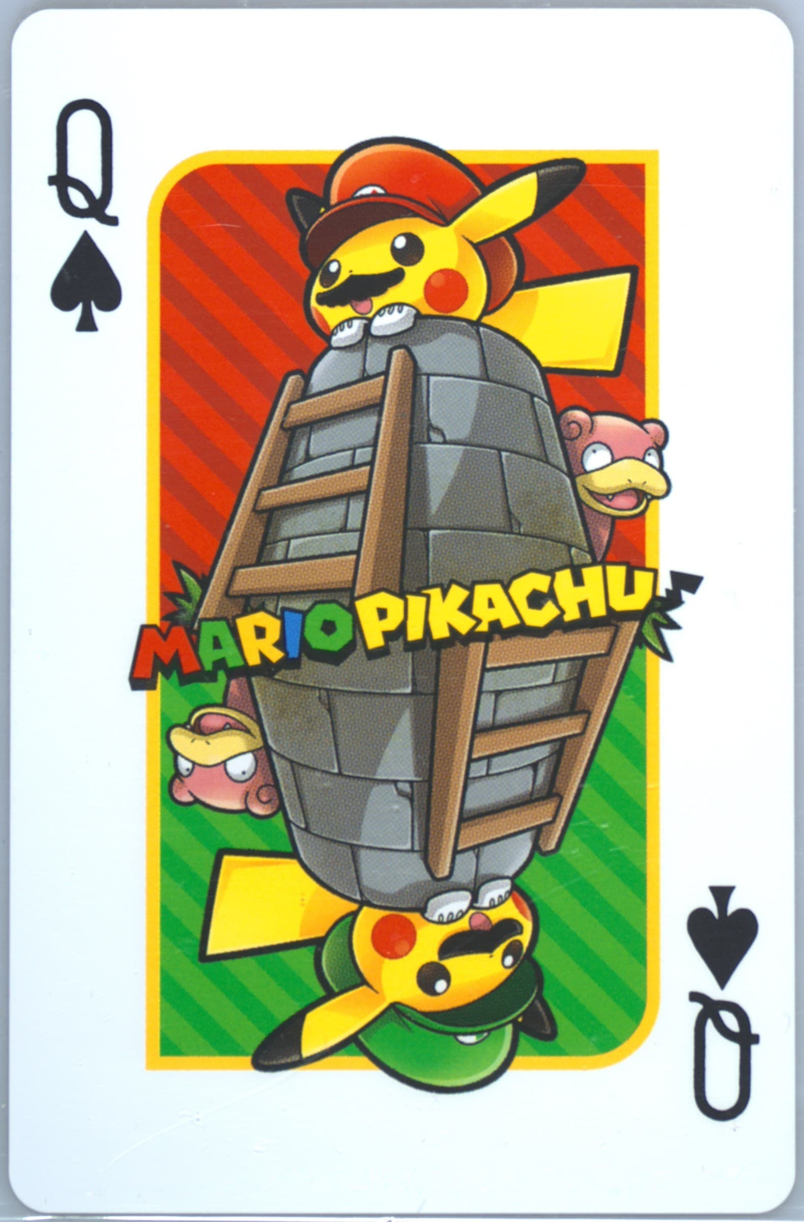 Queen of Spades 2016 Pokemon Playing Cards Mario Pikachu