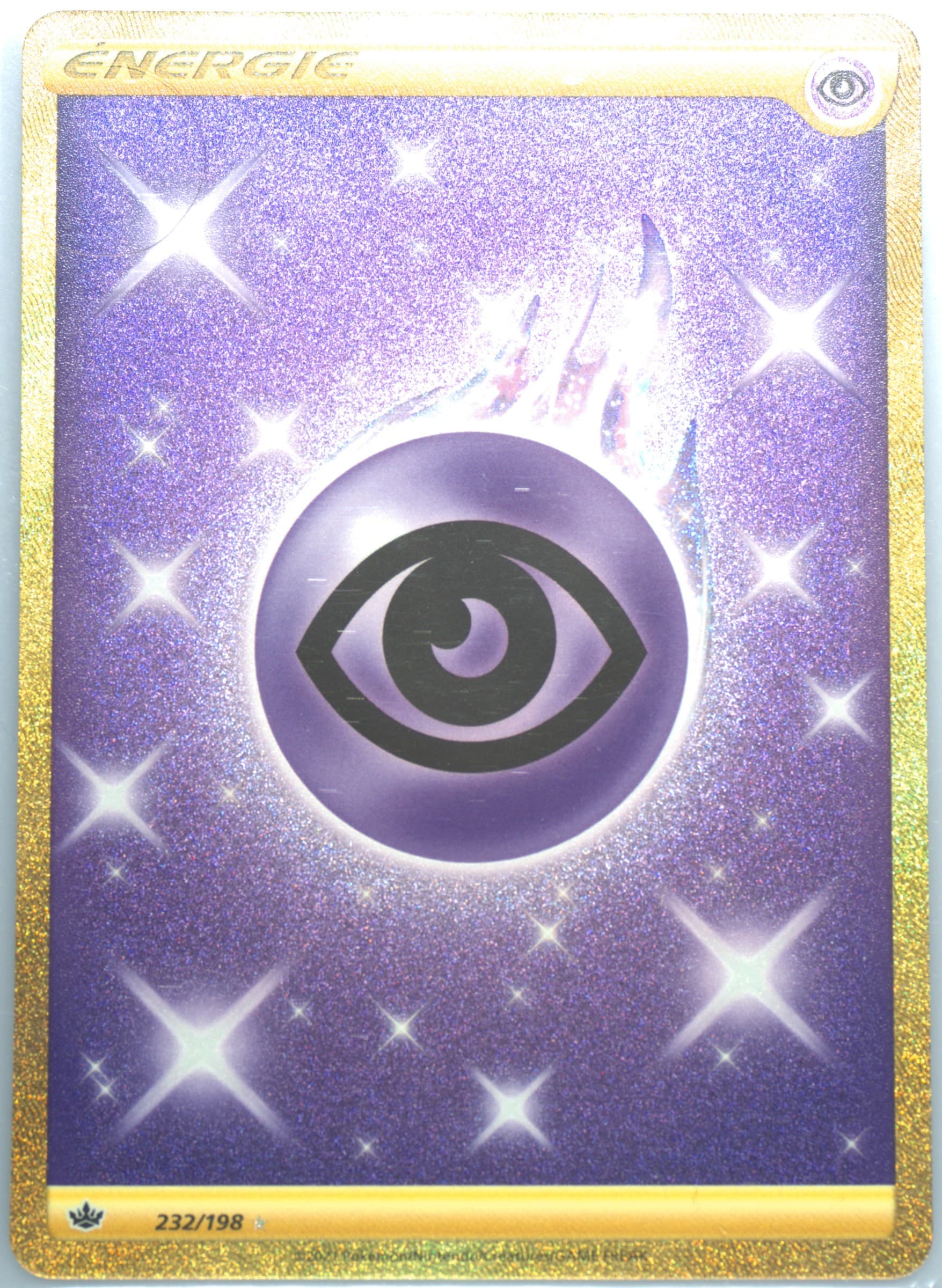 Energie Psy French-Secret (232) 2021 Pokemon Sword & Shield Chilling Reign