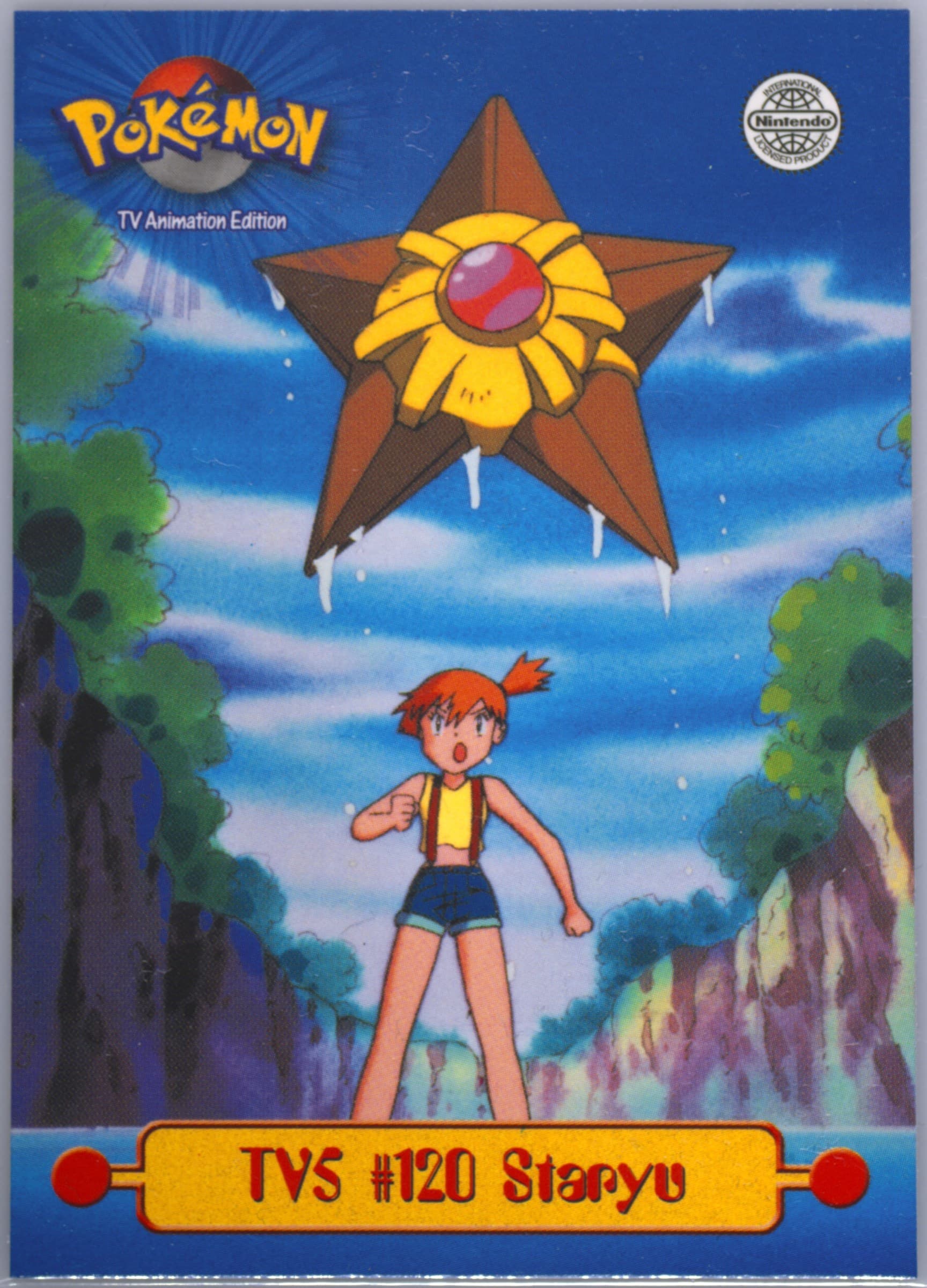 Staryu United Kingdom (TV5) 1999 Topps Pokemon Series 1 Character Cards