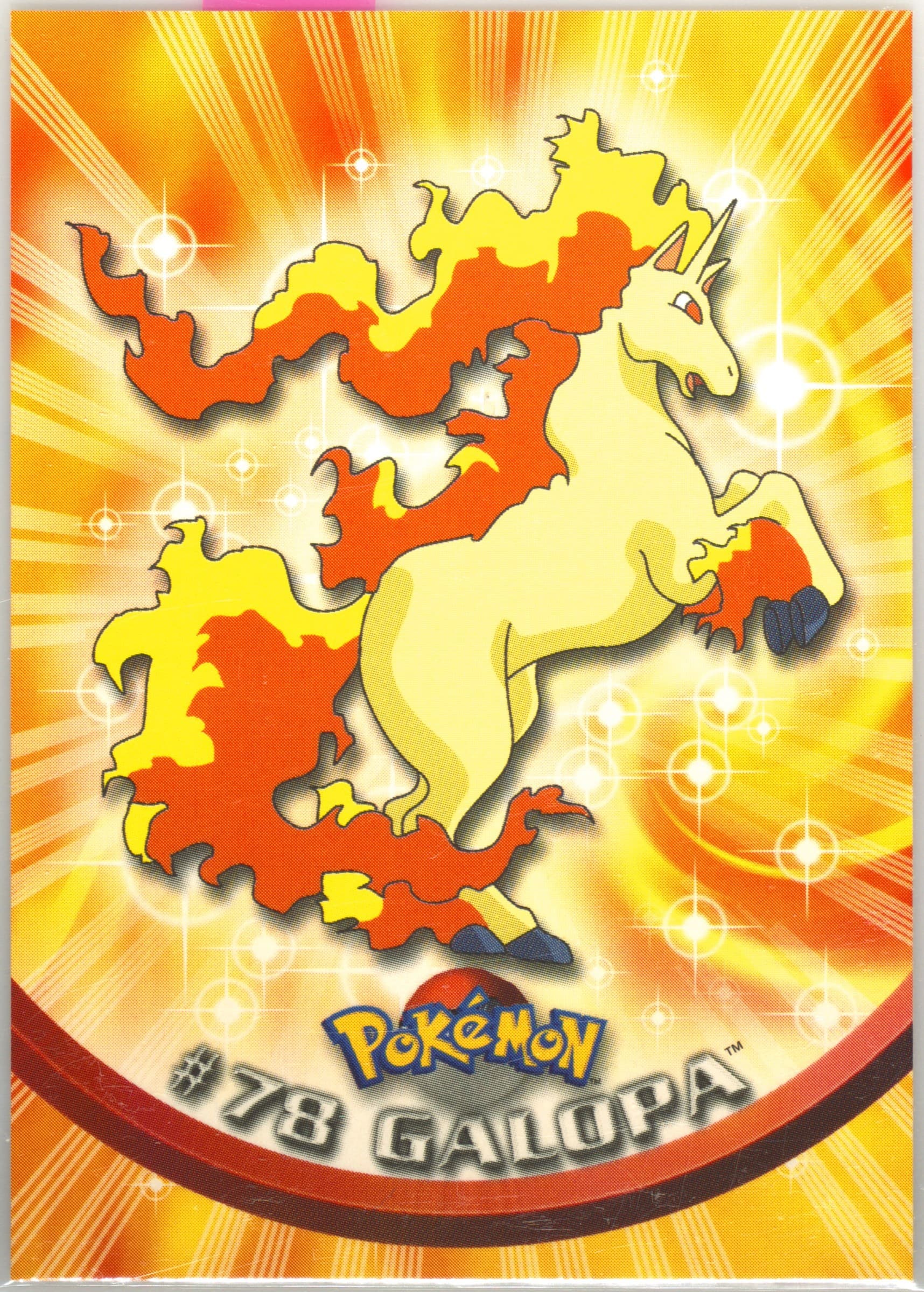 Galopa French (78) 2000 Topps Pokemon TV Animation Series 2