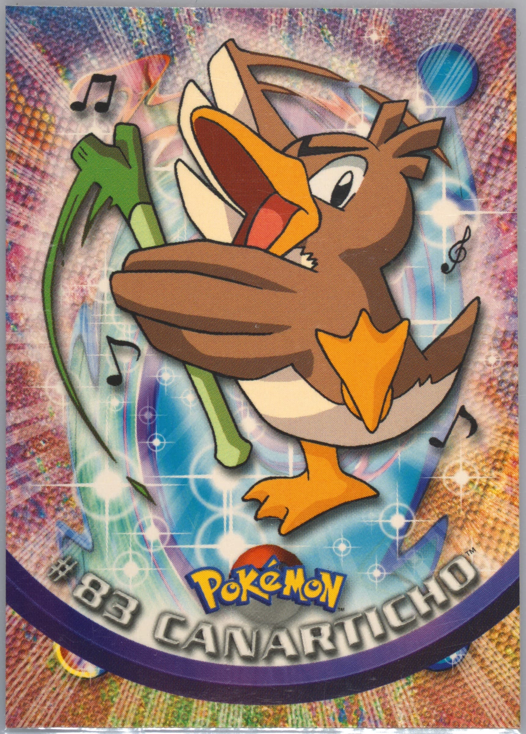 Canarticho French (83) 2000 Topps Pokemon TV Animation Series 2