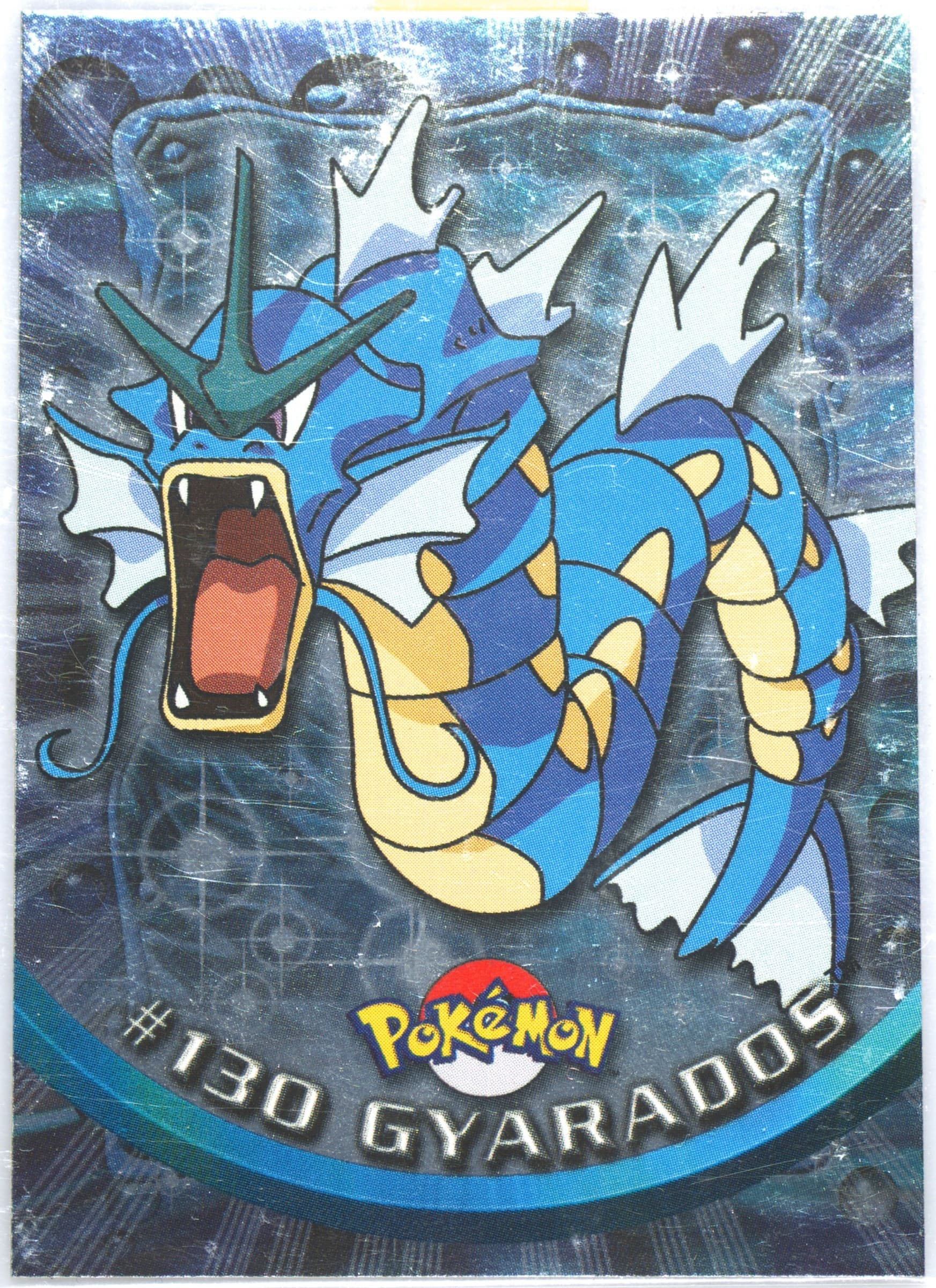 Gyarados Foil-Italian (130) 2000 Topps Pokemon TV Animation Series 3