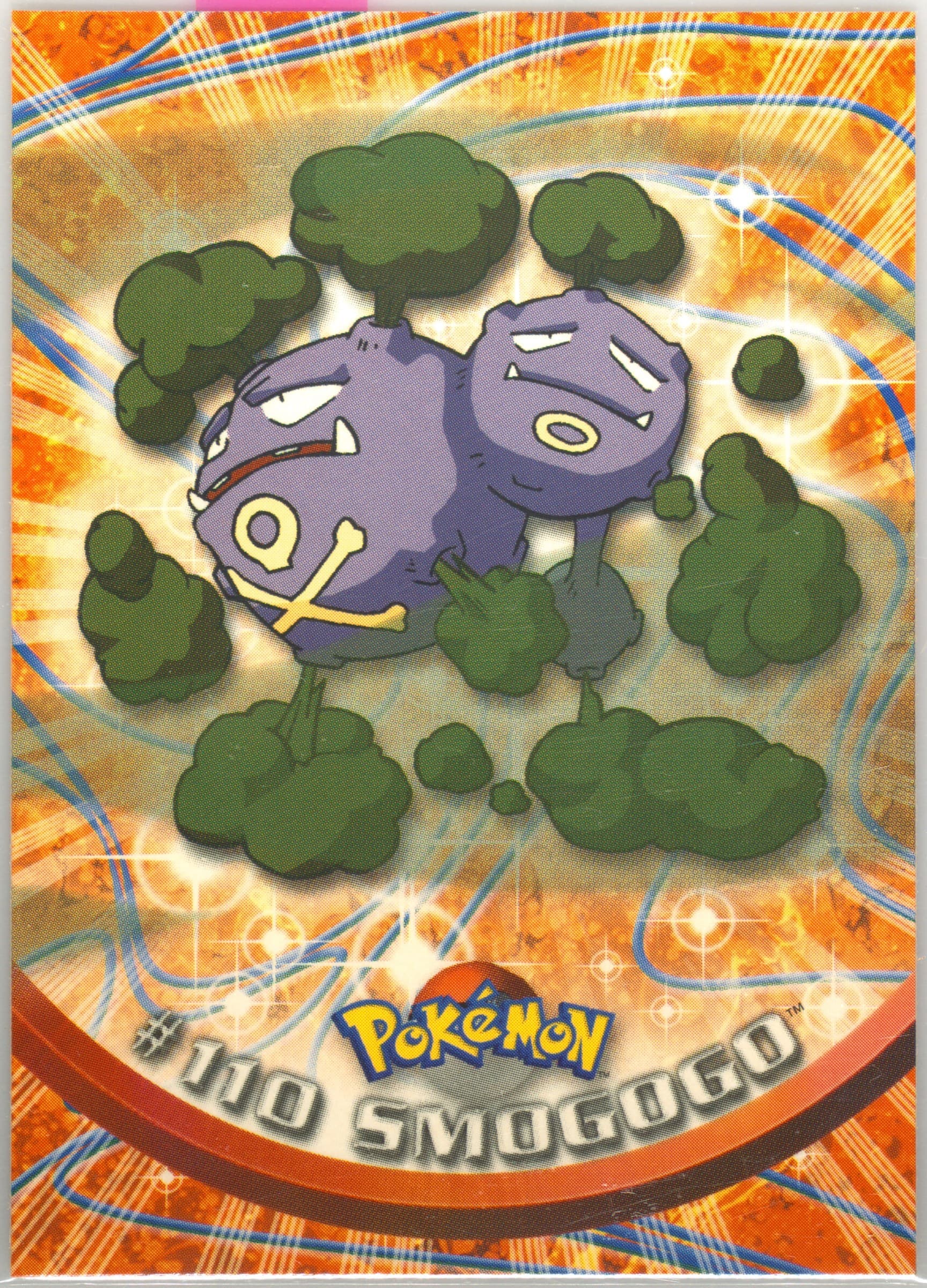 Smogogo French (110) 2000 Topps Pokemon TV Animation Series 2