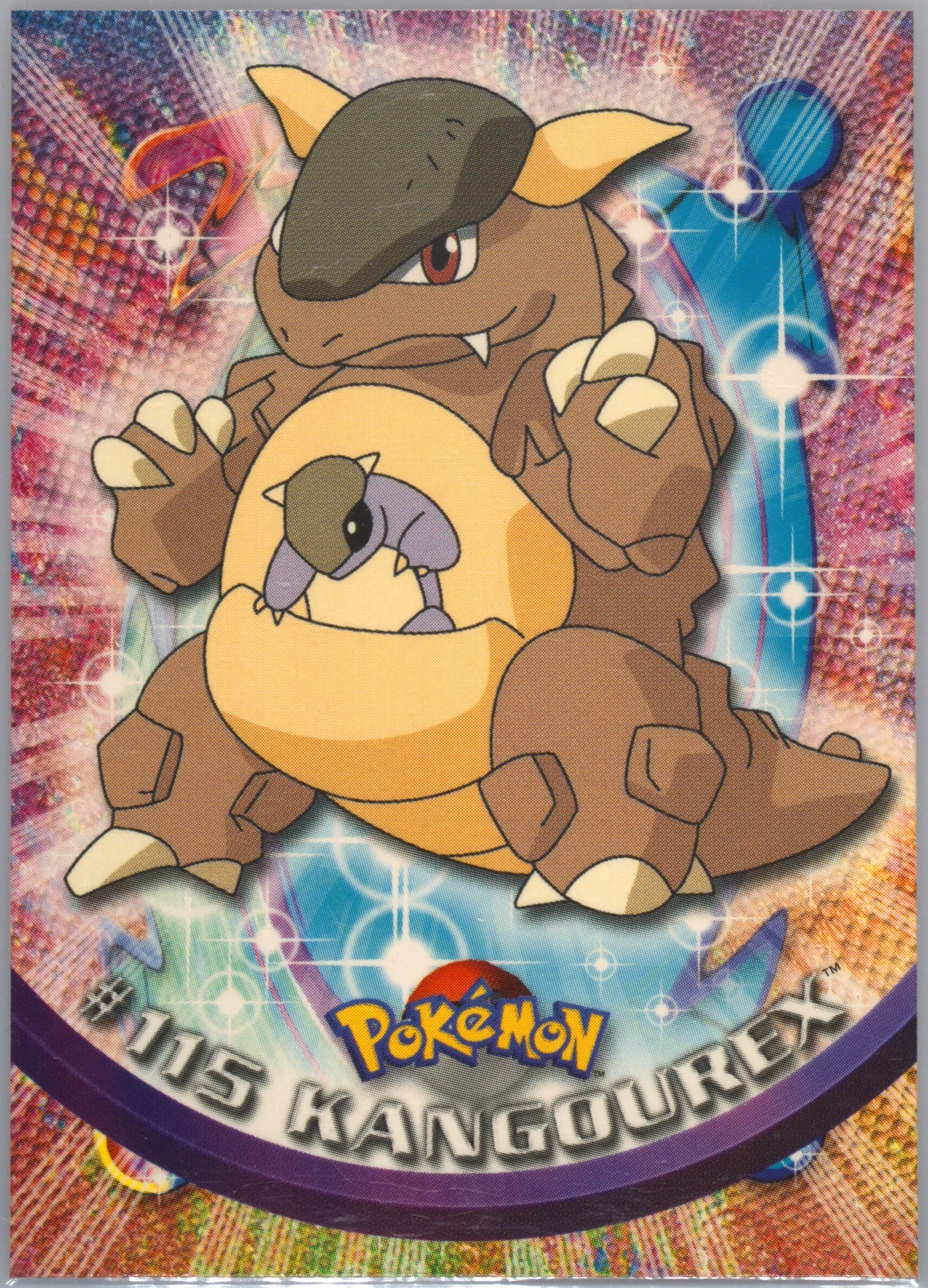 Kangourex French (115) 2000 Topps Pokemon TV Animation Series 2