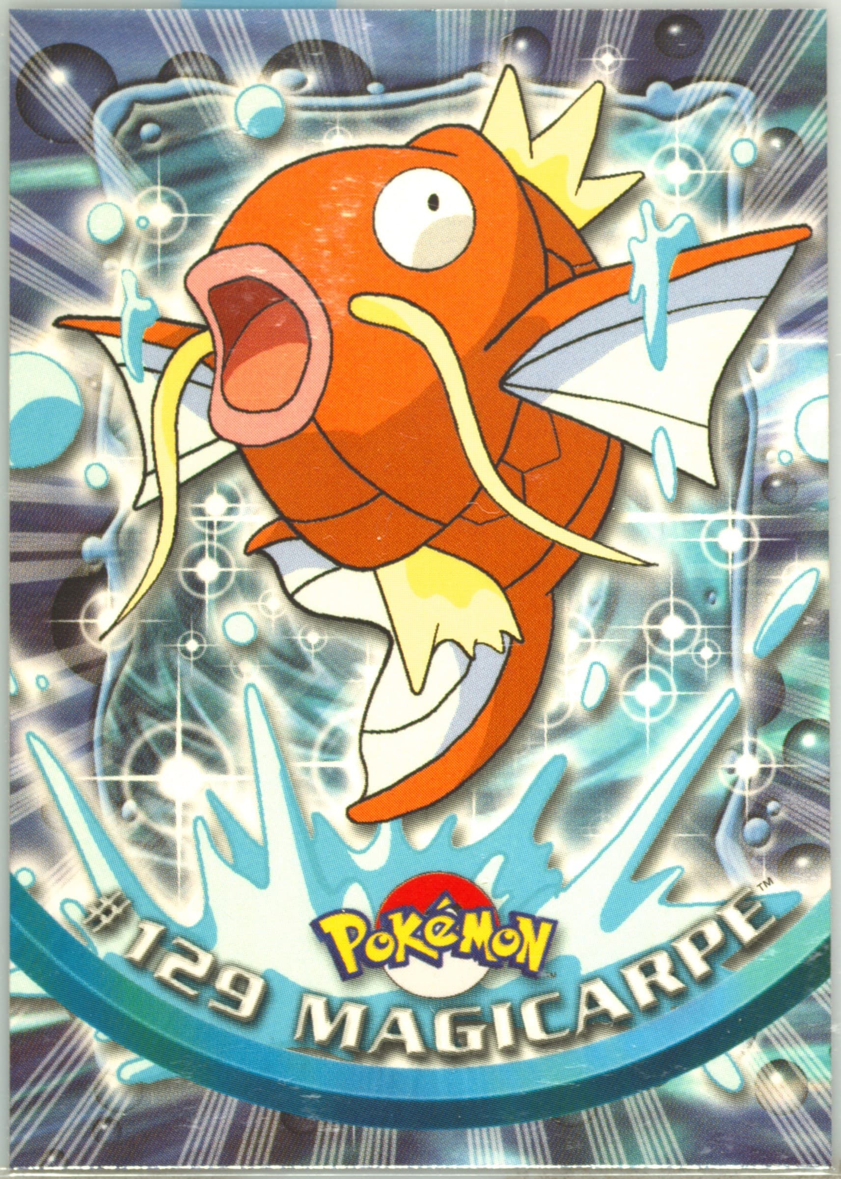 Magicarpe French (129) 2000 Topps Pokemon TV Animation Series 3