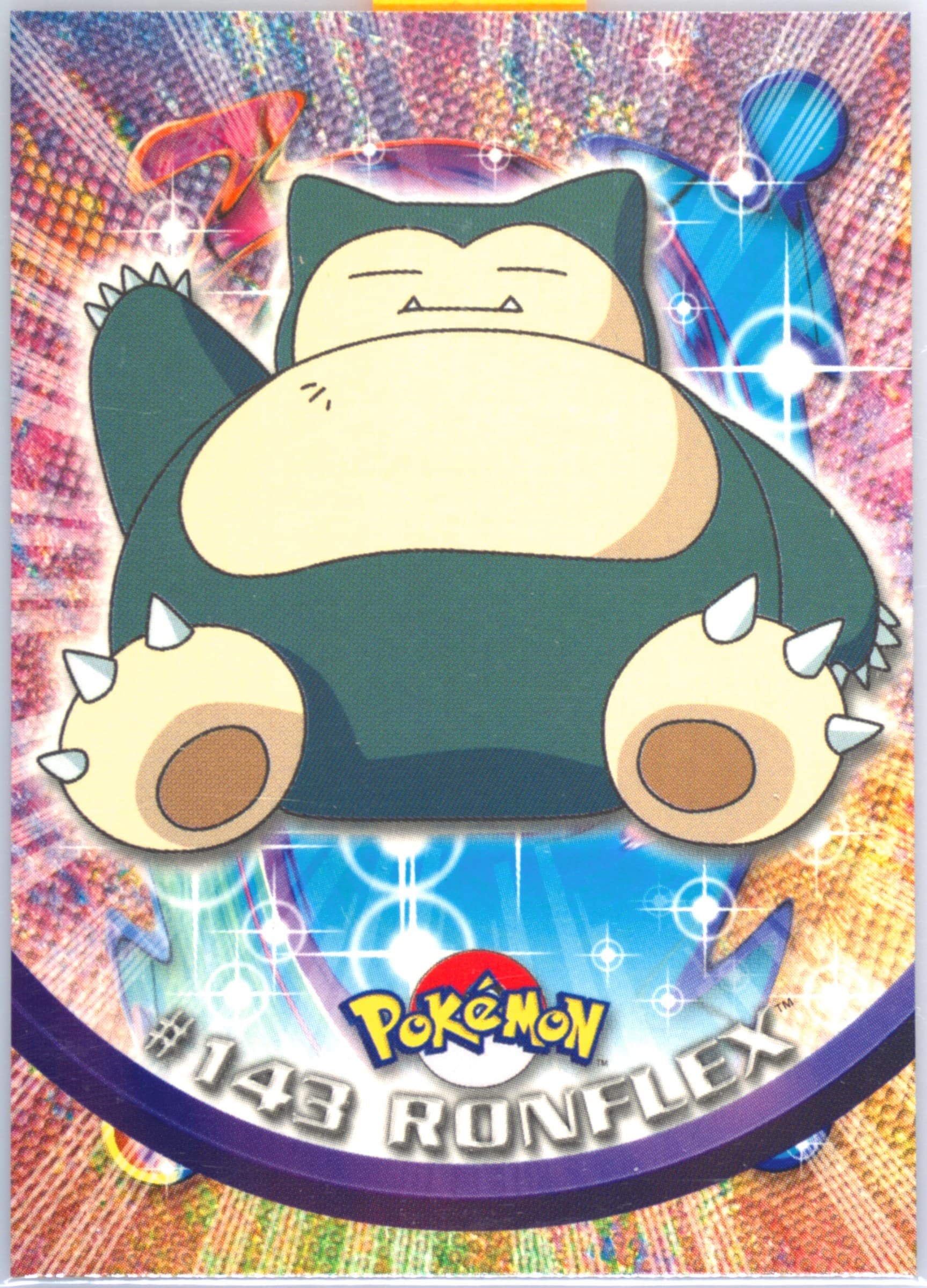 Ronflex French (143) 2000 Topps Pokemon TV Animation Series 3