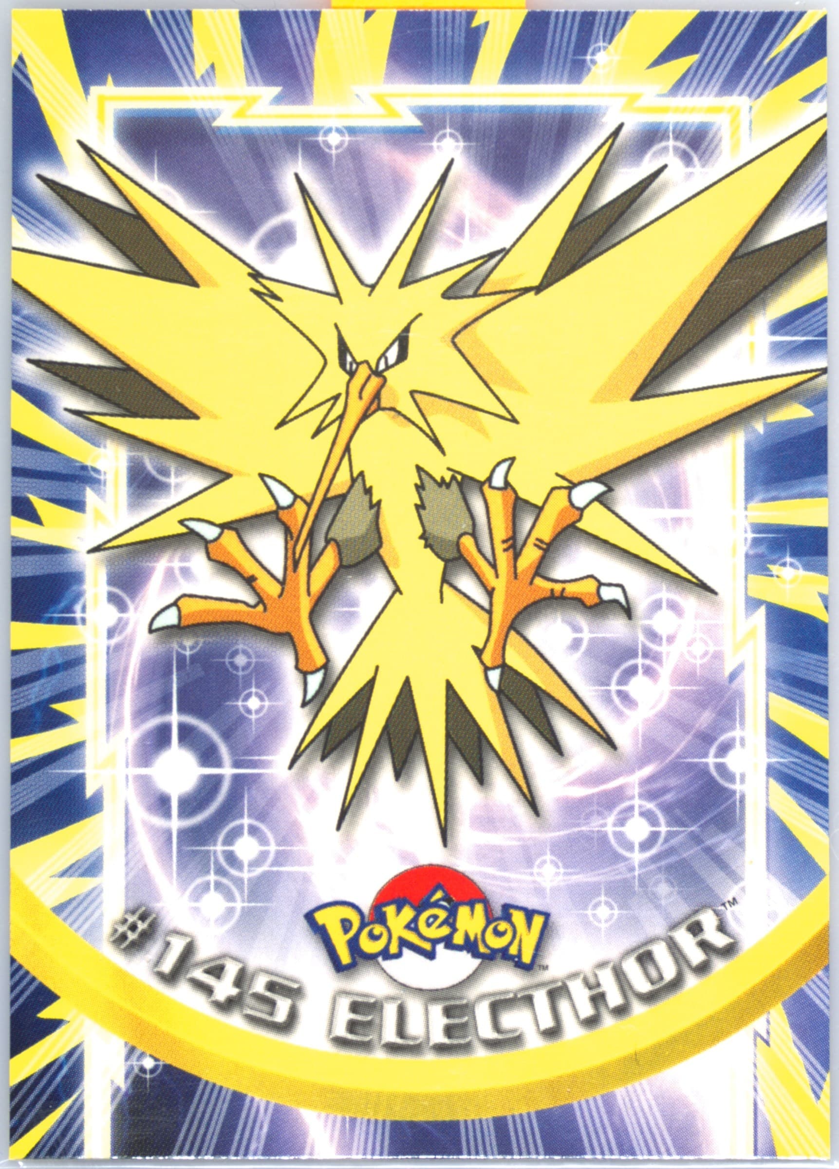 Electhor French (145) 2000 Topps Pokemon TV Animation Series 3