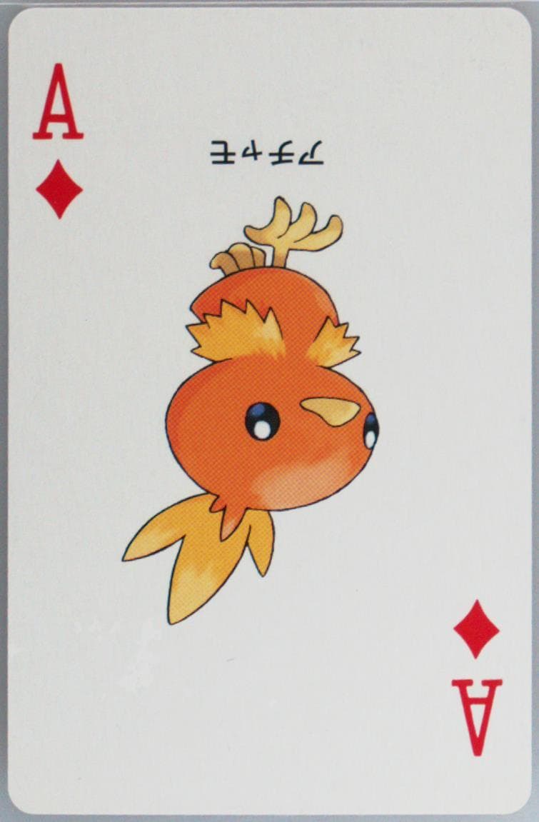 Torchic Ace of Diamonds 2003 Pokemon Ruby Version Playing Cards
