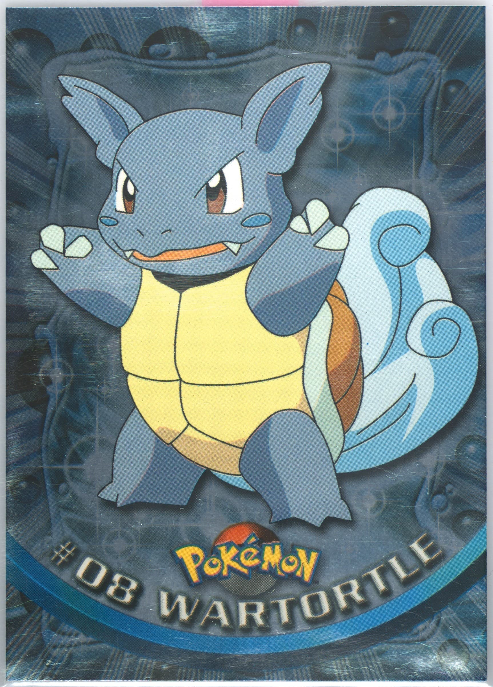 Wartortle Foil-United Kingdom (8) 1999 Topps Pokemon TV